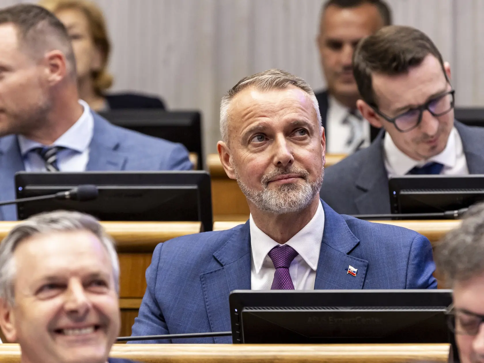 Tajná voľba Richarda Rašiho (Hlas) za predsedu NR SR. 
 