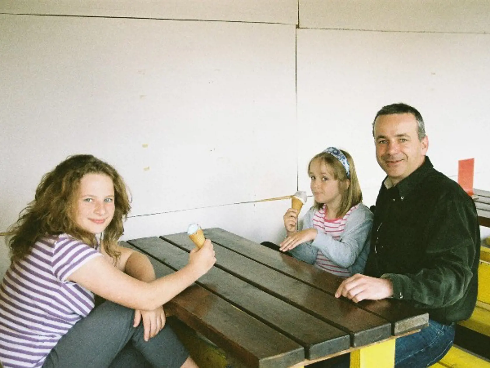 Sophia (6) a Antónia(11): Strávili s tatkom krásny deň.