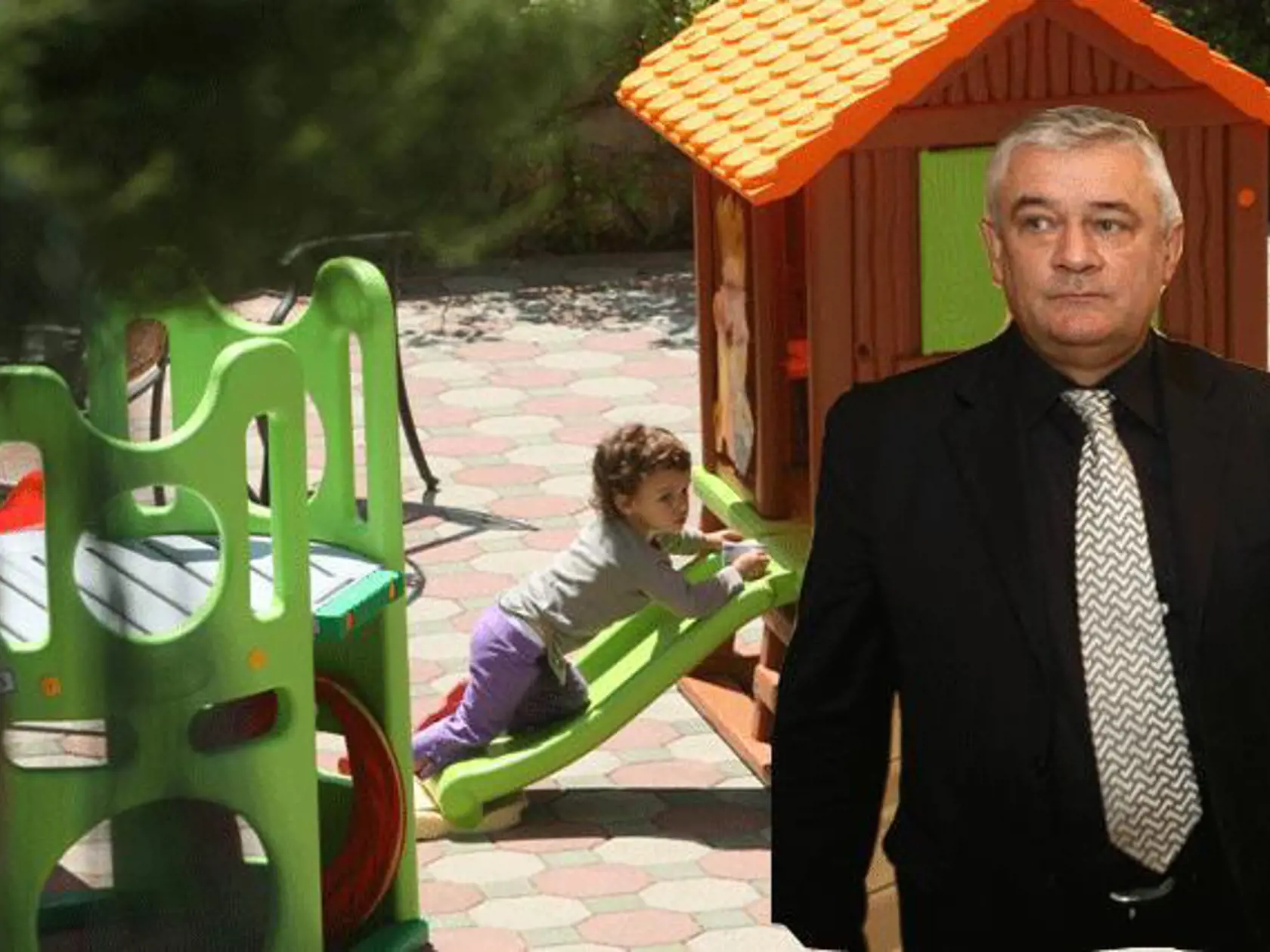 Ján Slota - Na ihrisku: Šéf národniarov chodí so svojou
dcérou Sofiou často medzi iné deti.