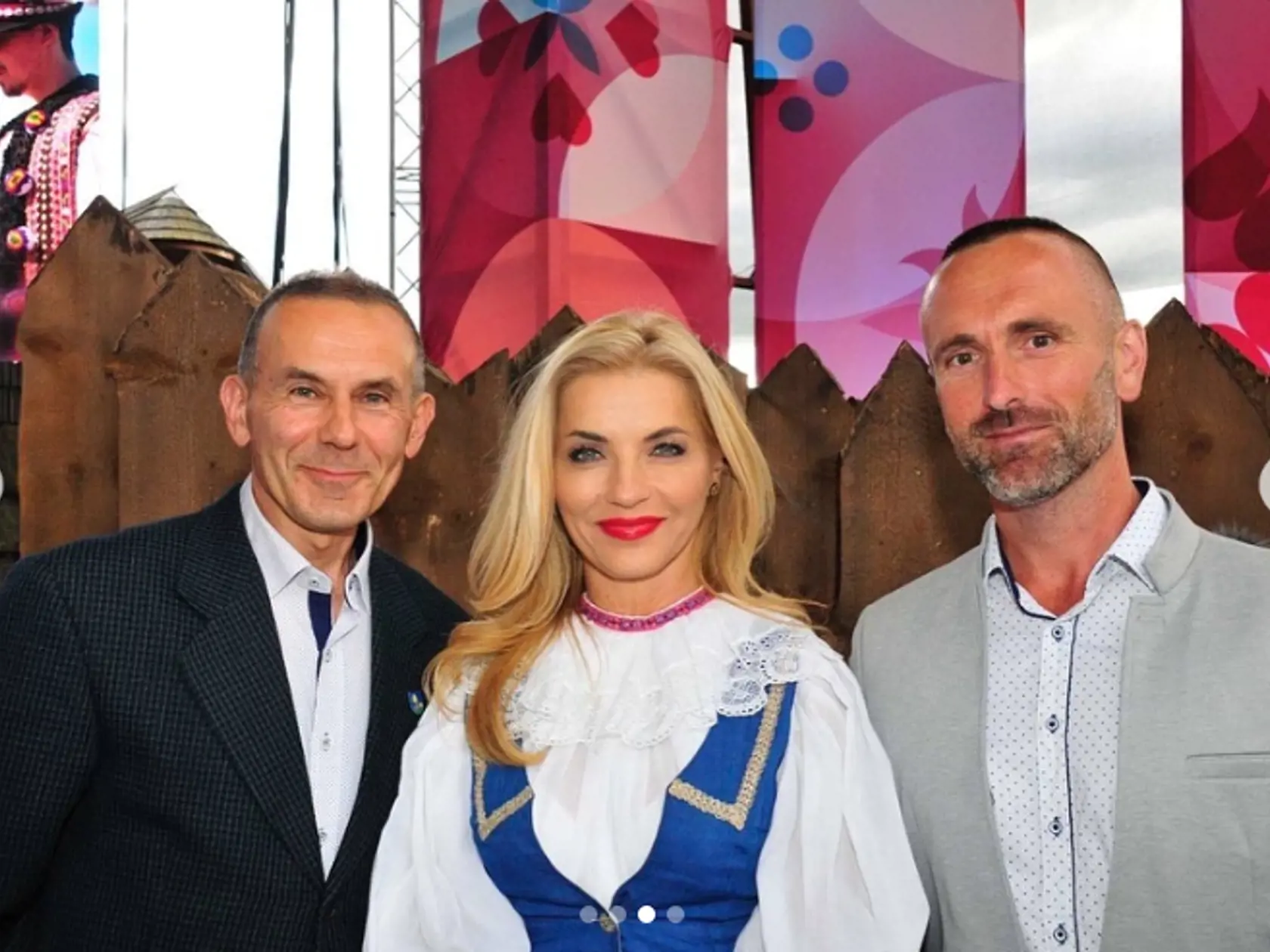 Politici na Folklórnom festivale Východná.