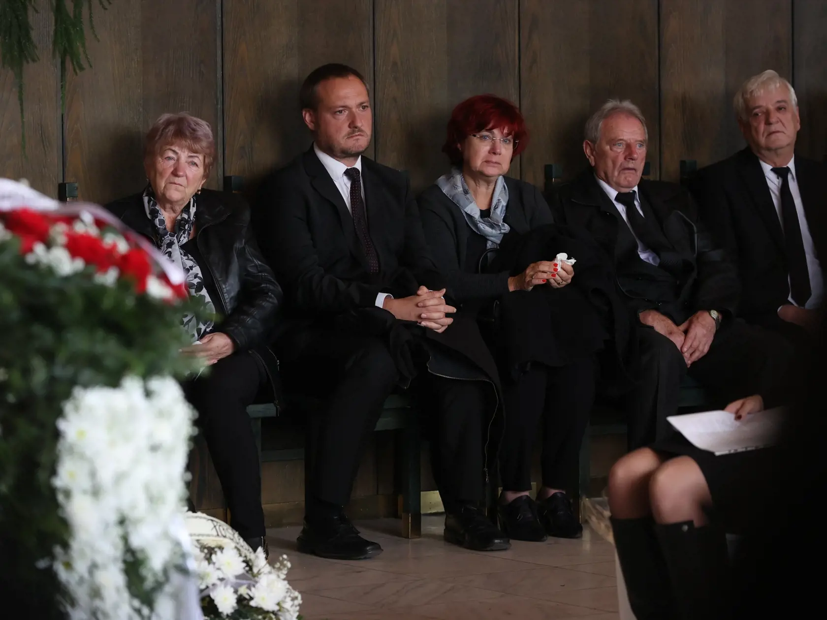 Pohreb Natálie Hamrákovej, ktorá zomrela pri nehode na Zochovej ulici v Bratislave.