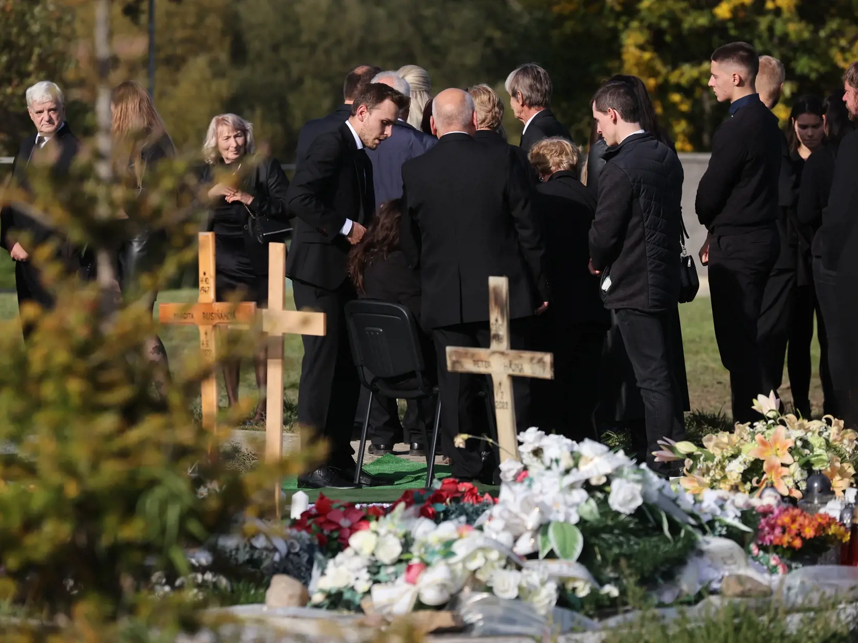 Pohreb Natálie Hamrákovej, ktorá zomrela pri nehode v Bratislave na Zochovej ulici. Tragédiu spôsobil Dušan Dědeček,  ktorý šoféroval pod vplyvom alkoholu. Okrem Natálie mala nehoda ďalšie štyri obete.