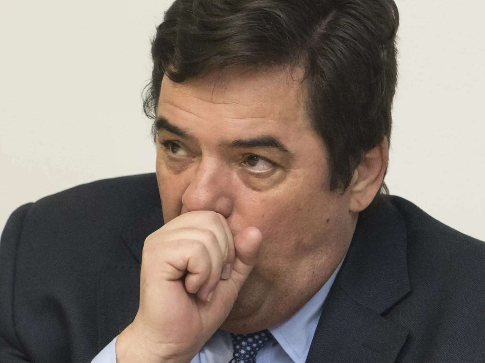 Na snímke je Marián Kočner počas súdneho pojednávania Špecializovaného trestného súdu (ŠTS) vo veci falšovania zmeniek TV Markíza a marenia spravodlivosti.