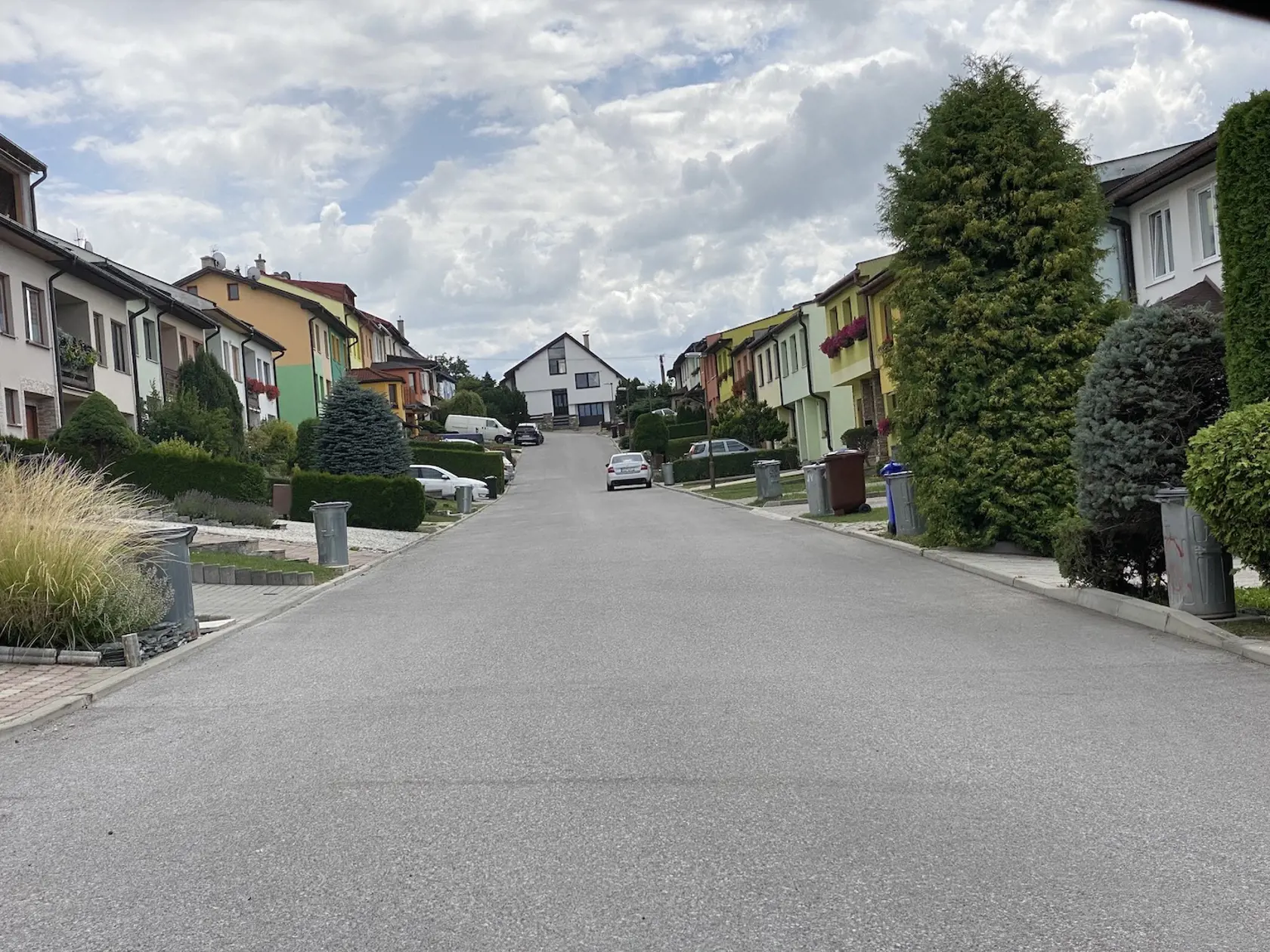 Ulica v časti Ľubice, kde je postavený rodinný dom poslanca Štefana Kuffu.
