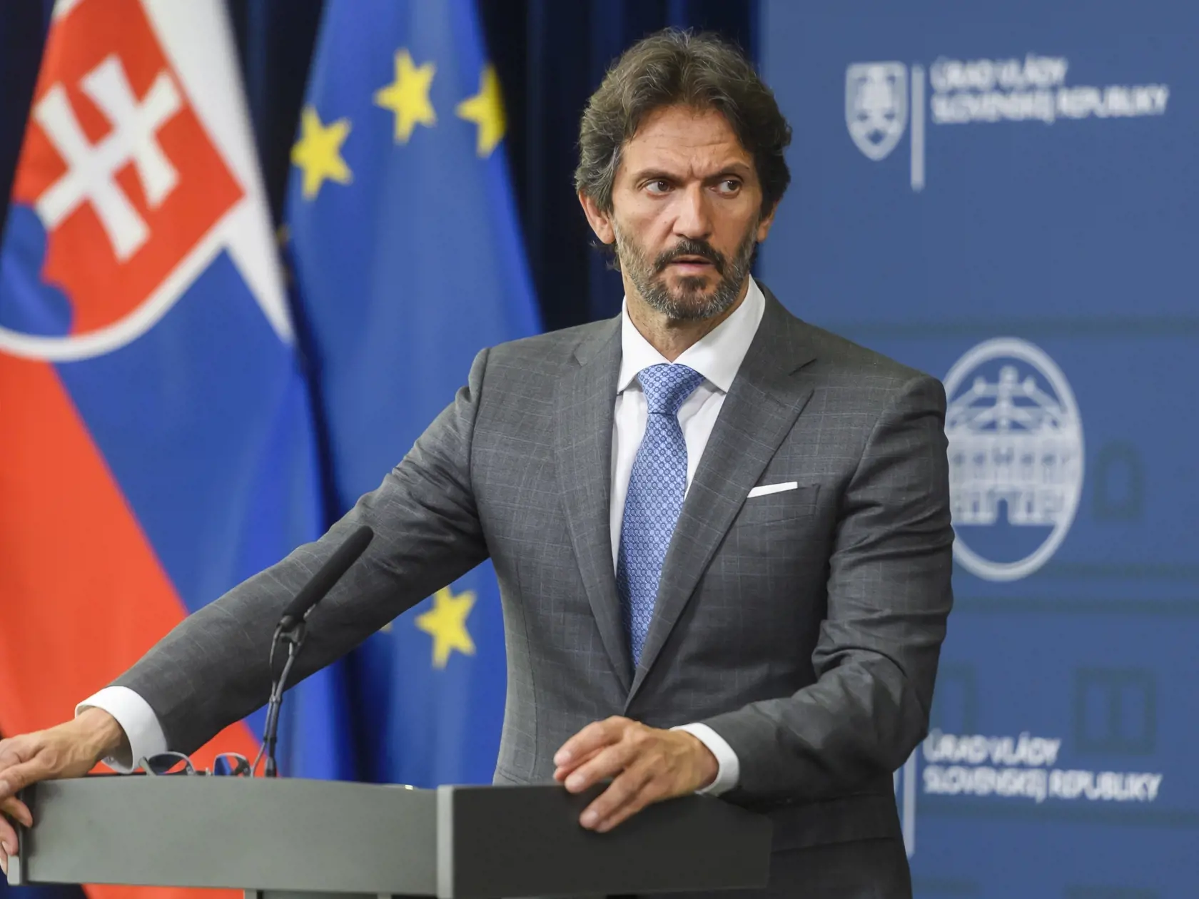 Vicepremiér a minister obrany SR Robert Kaliňák (Smer-SD)