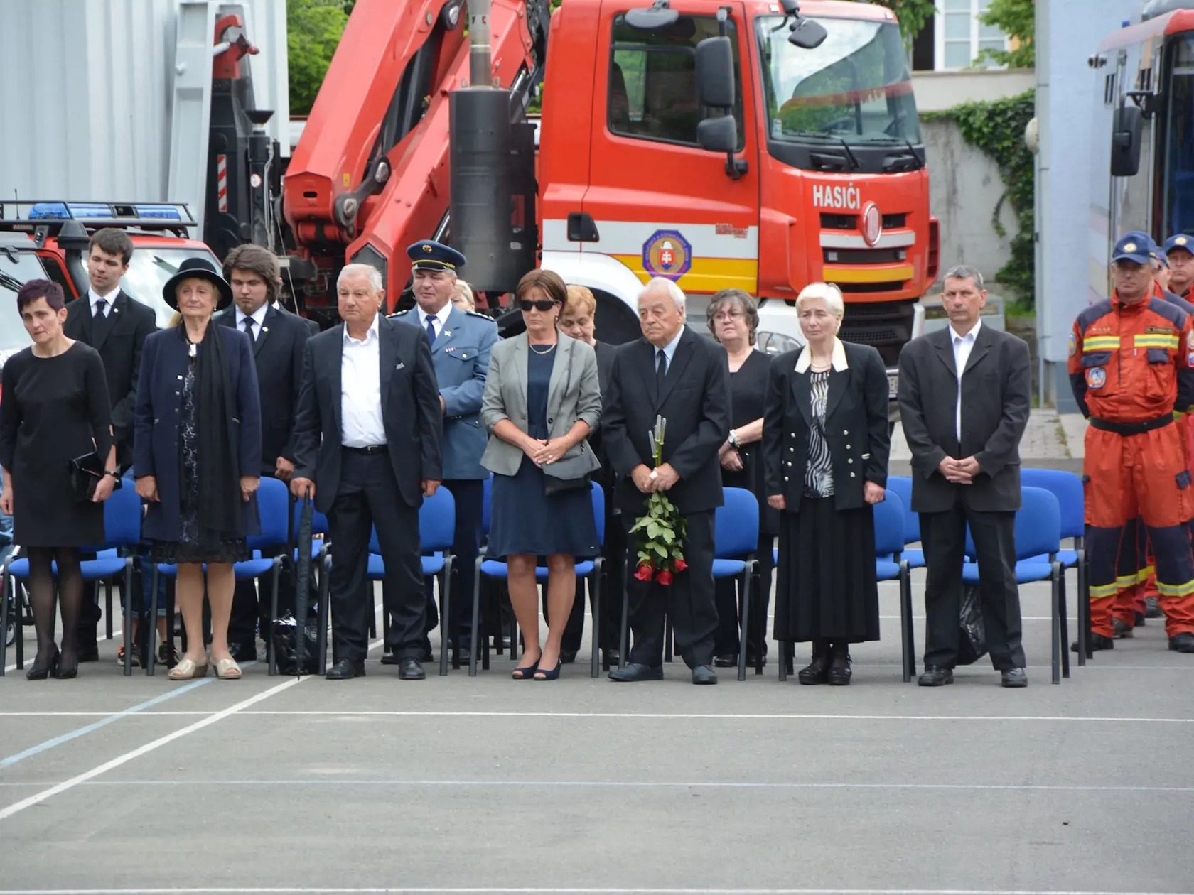 Príbuzní neskrývali dojatie. 