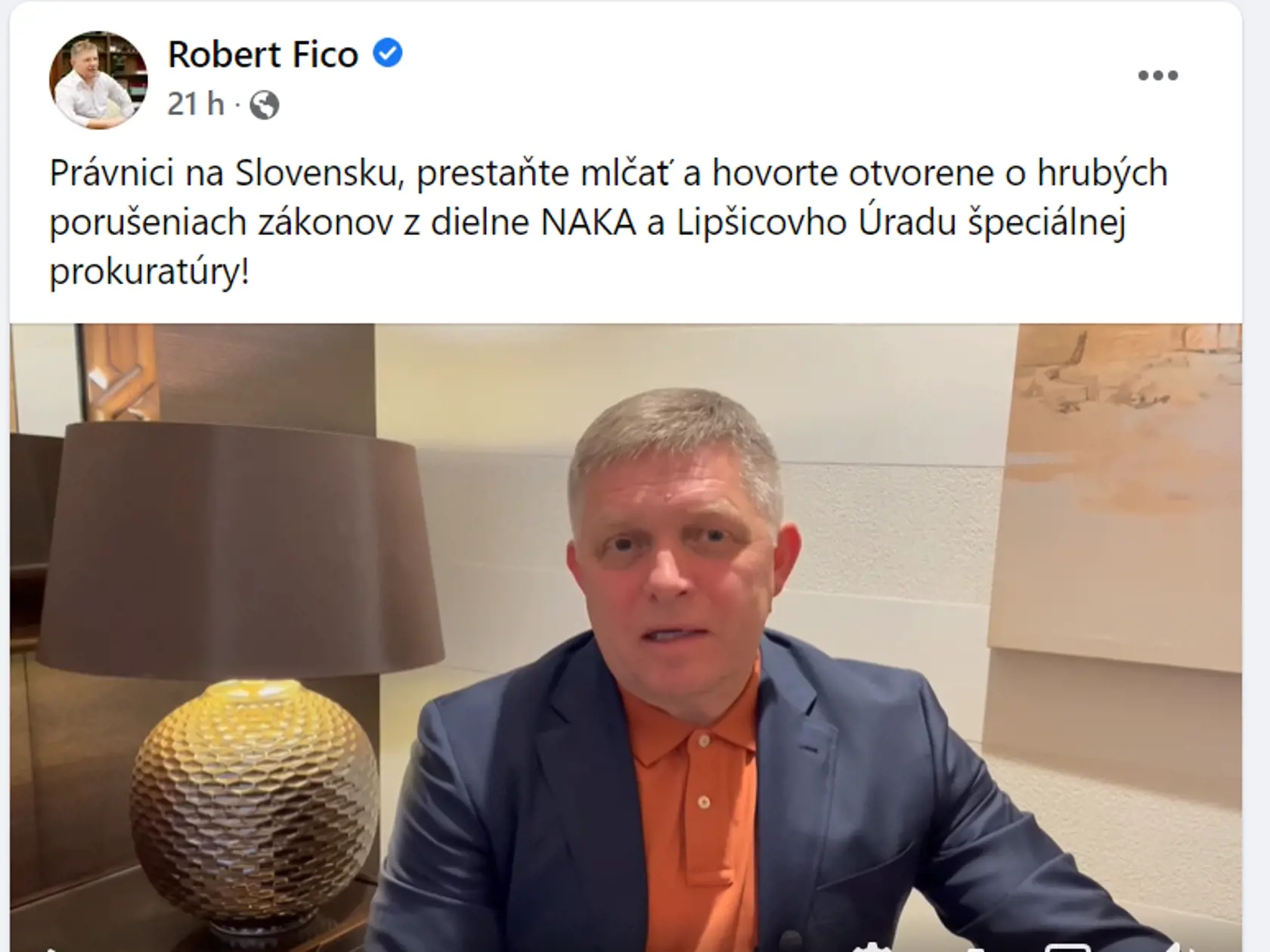 Fico vo zverejnenom videu vytýkal Lengvarskému dovolenku v Ománe.
