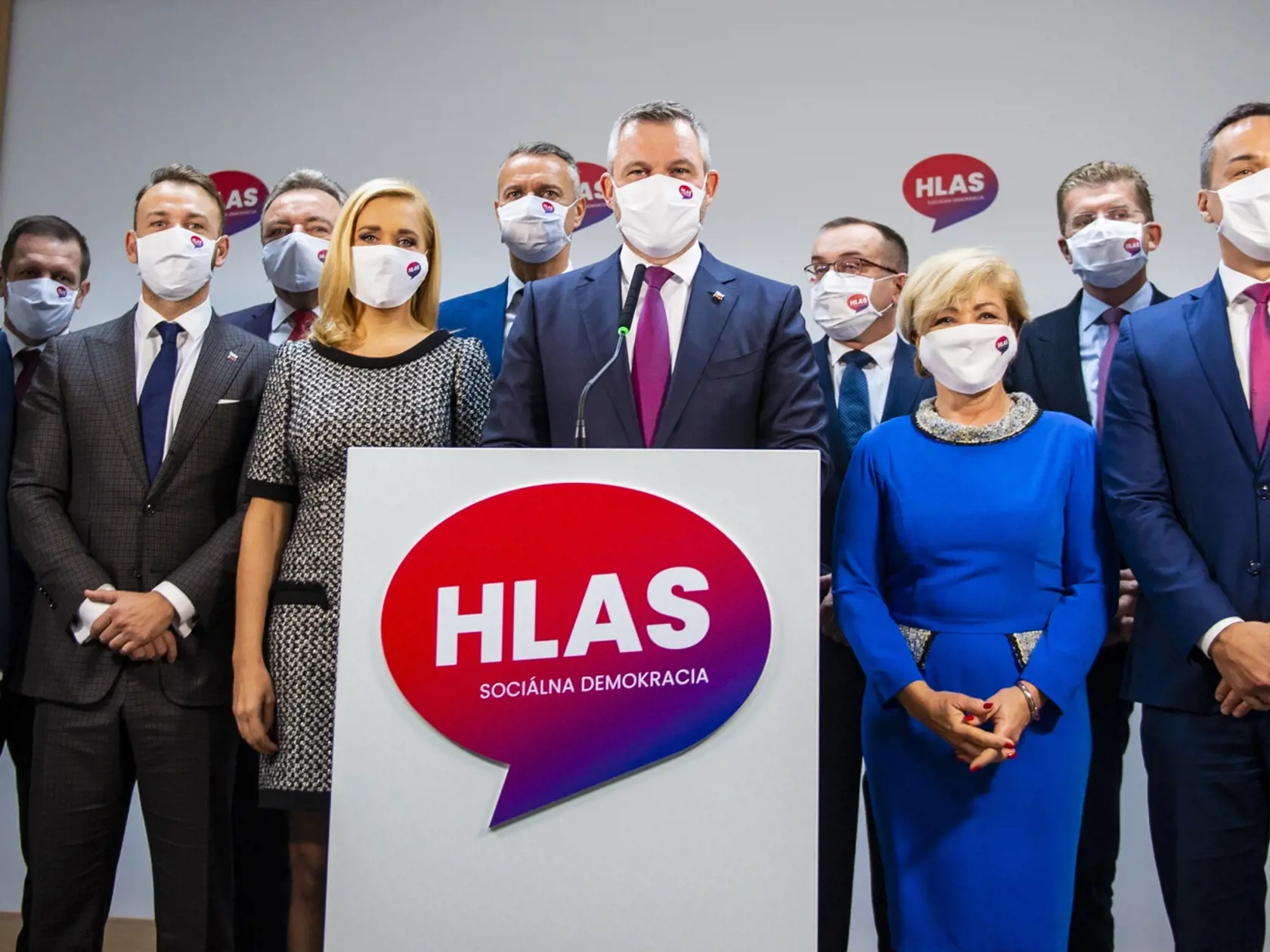 Šéfom Hlasu-SD je P. Pellegrini, podpredsedami D.Saková,E.Tomáš a R.Raši