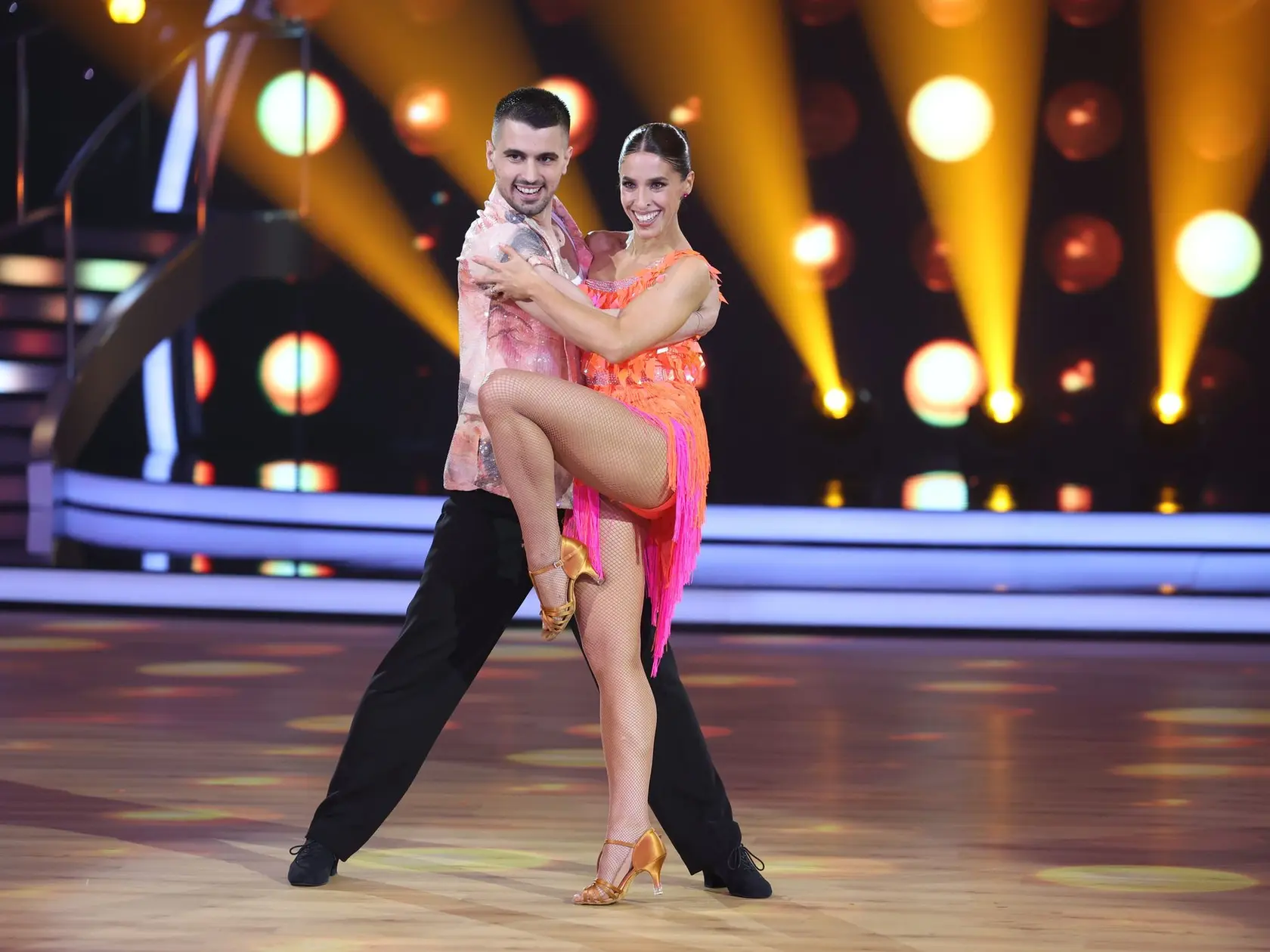 8. kolo Let's Dance. Na snímke Zuzana Porubjaková a Jaroslav Ihring.