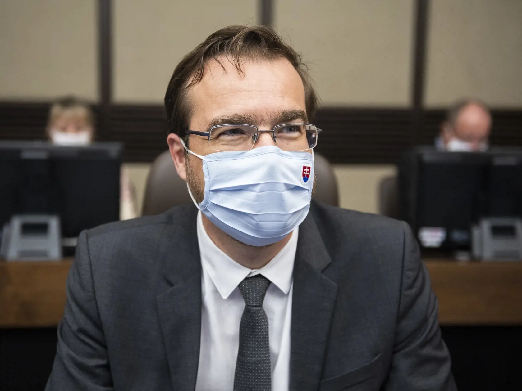Na snímke minister zdravotníctva SR Marek Krajčí (OĽaNO) počas 17. rokovania vlády SR v Bratislave 7. mája 2020. FOTO TASR - Jaroslav Novák