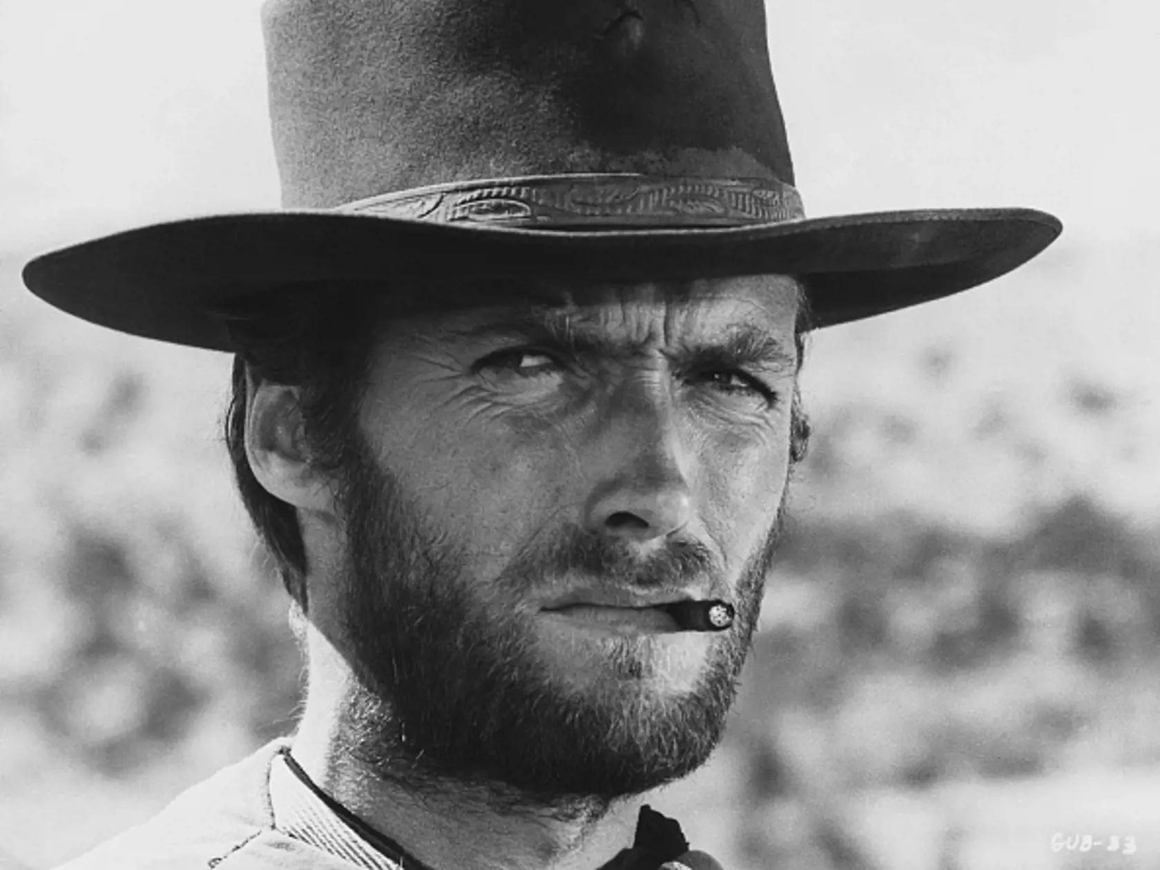 Clint Eastwood as The Man with No Name, a character he played in a series of Western movies by Italian director Sergio Leone. (Photo by ?? John Springer Collection/CORBIS/Corbis via Getty Images)