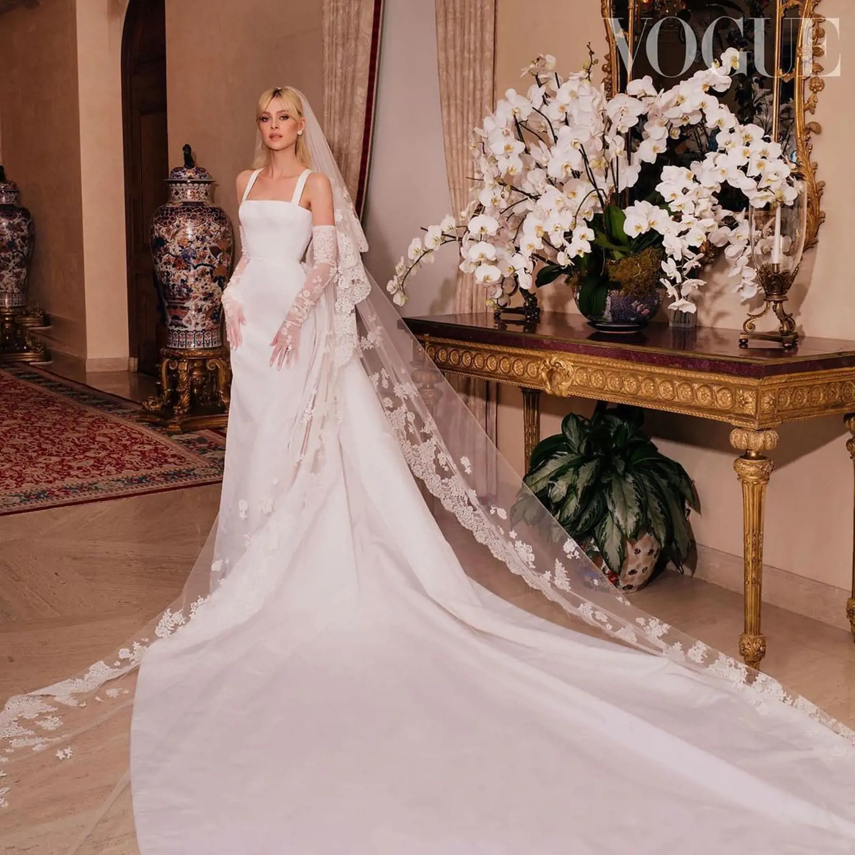 Nicola Peltz zvolila svadobné šaty od značky Valentino