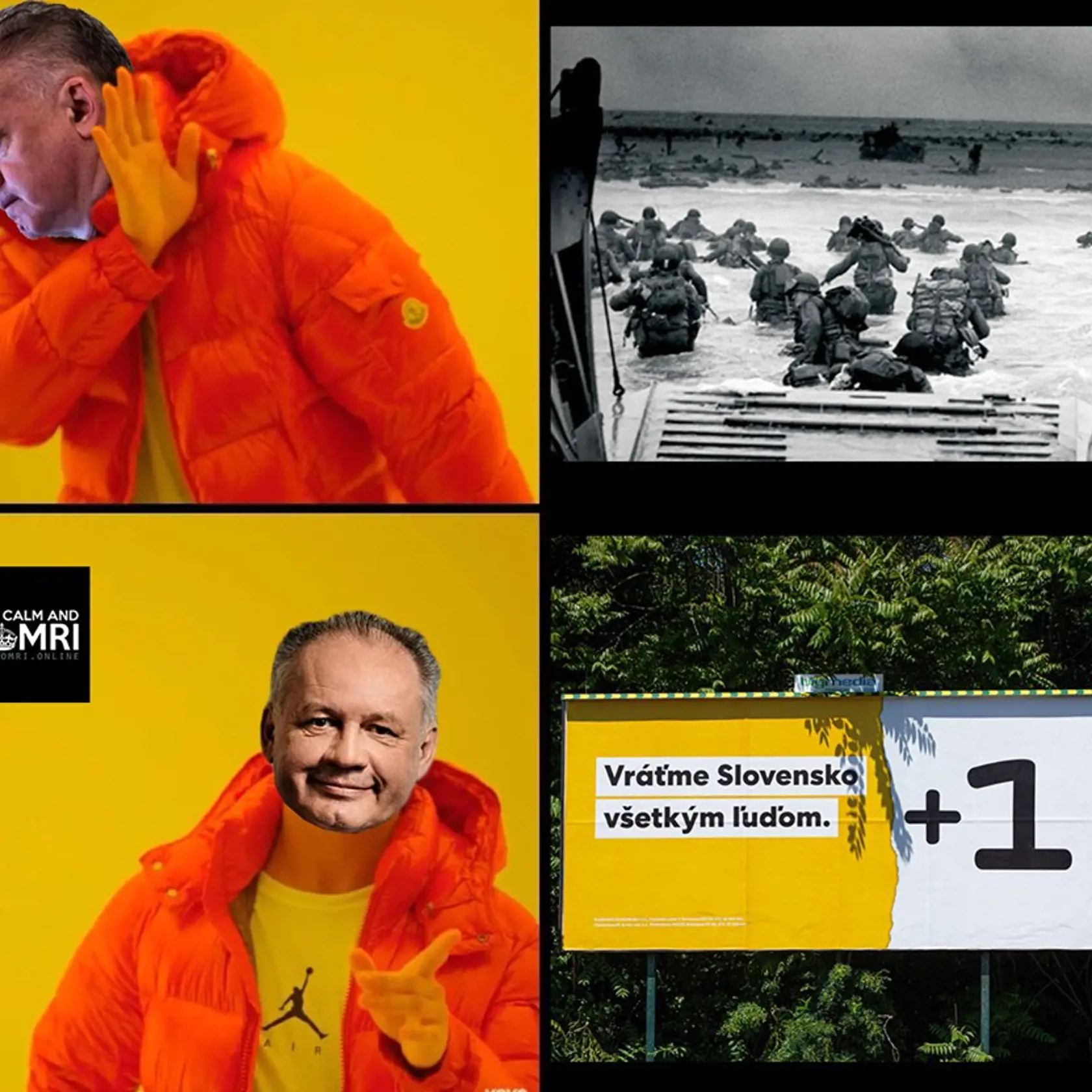 Andrej Kiska nešiel osláviť výročie vylodenia v Normandii, ale radšej si robil kampaň. Tvrdí, že pozvánku nedostal, premiér tvrdí, že sa mu iba nechcelo