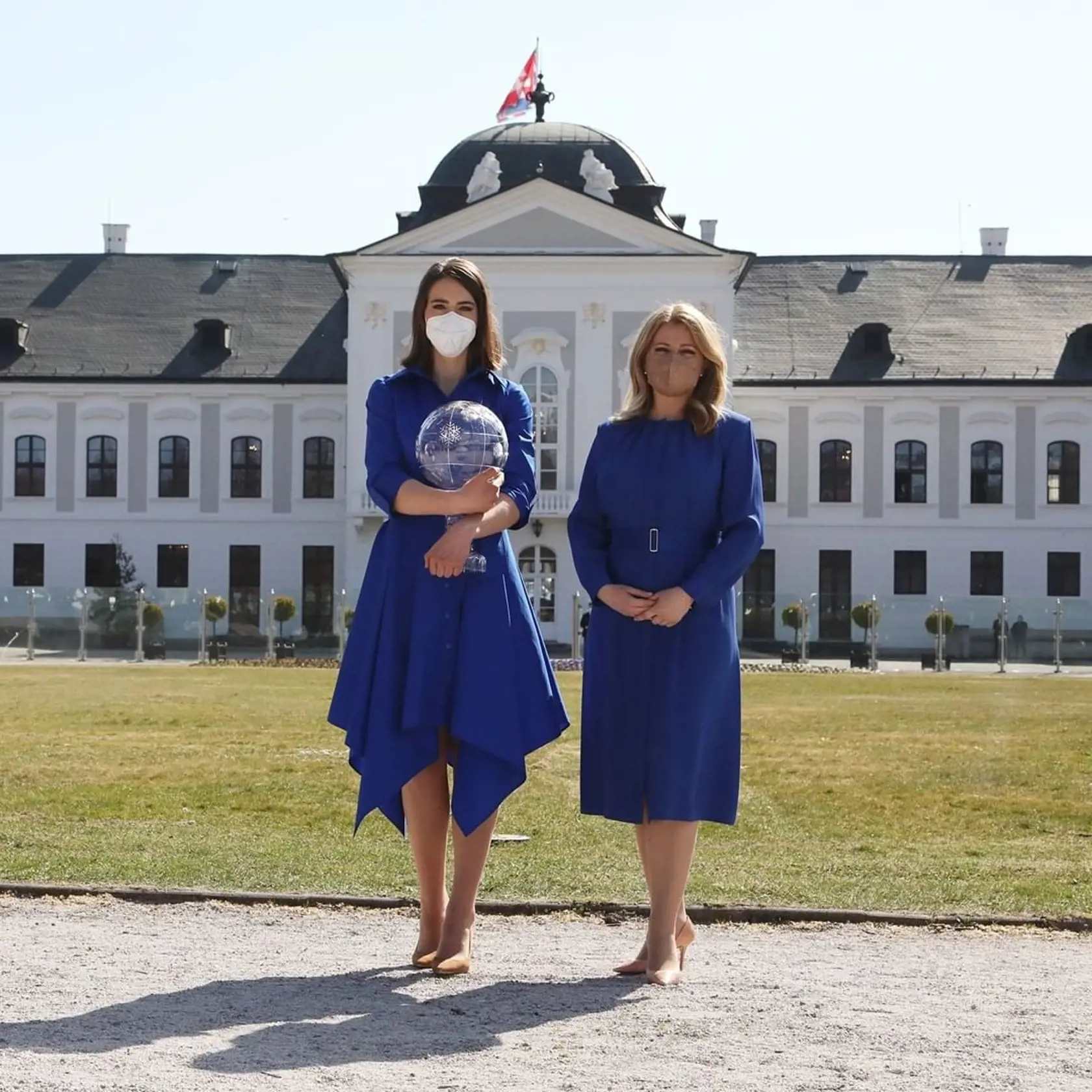Zuzana Čaputová a Petra Vlhovása perfektne zladili