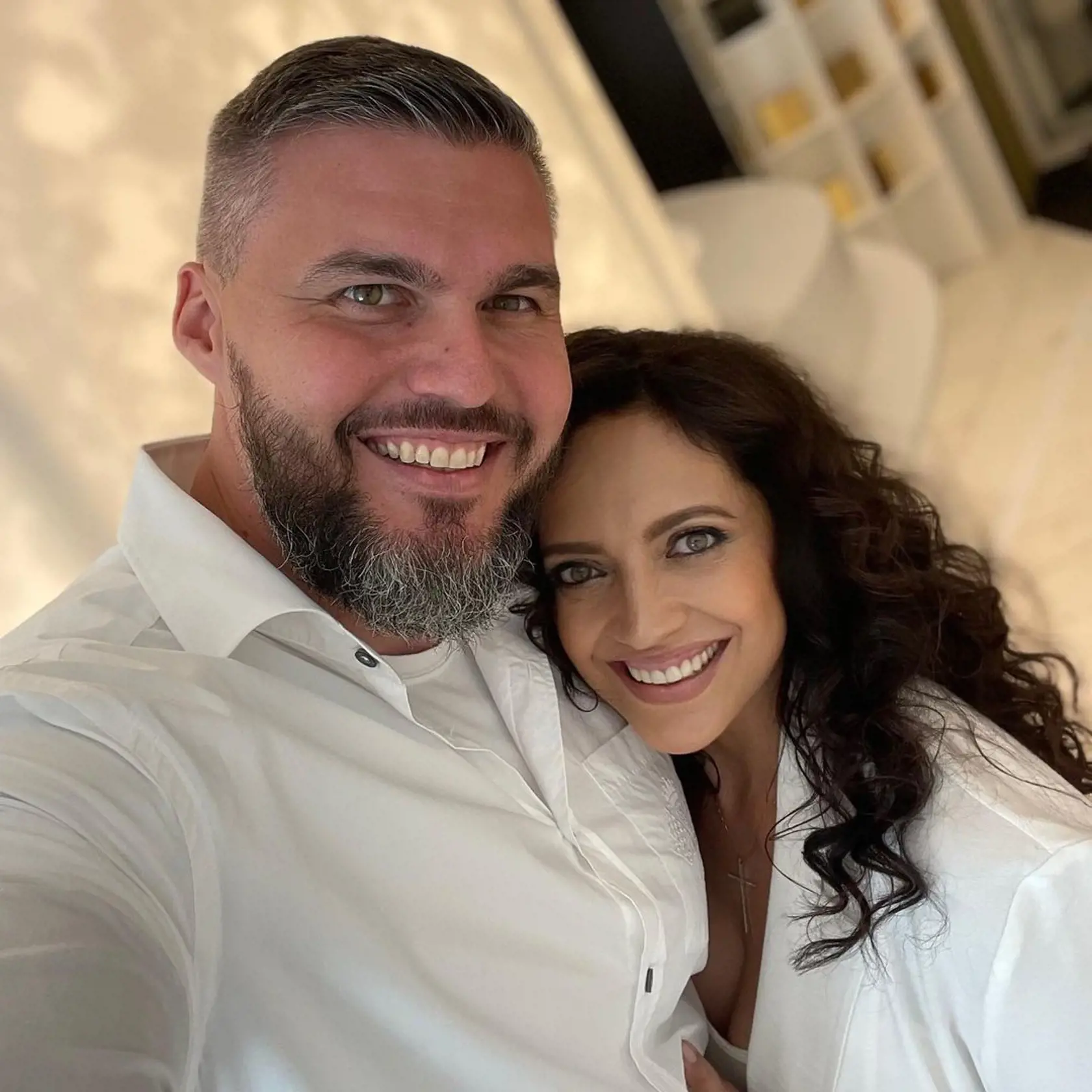 Speváčka Lucie Bílá a jej partner Radek Filipi
