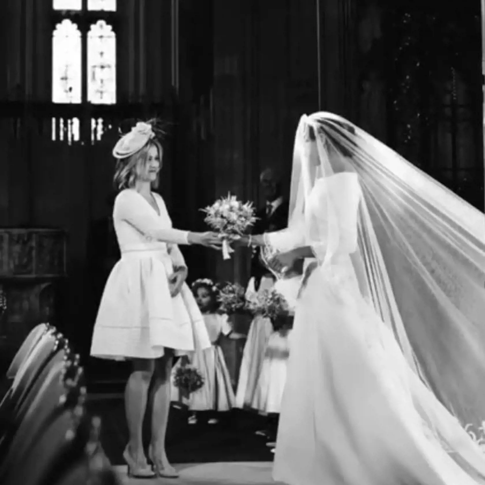 Meghan bola počas jej veľkého dňa očarujúca.