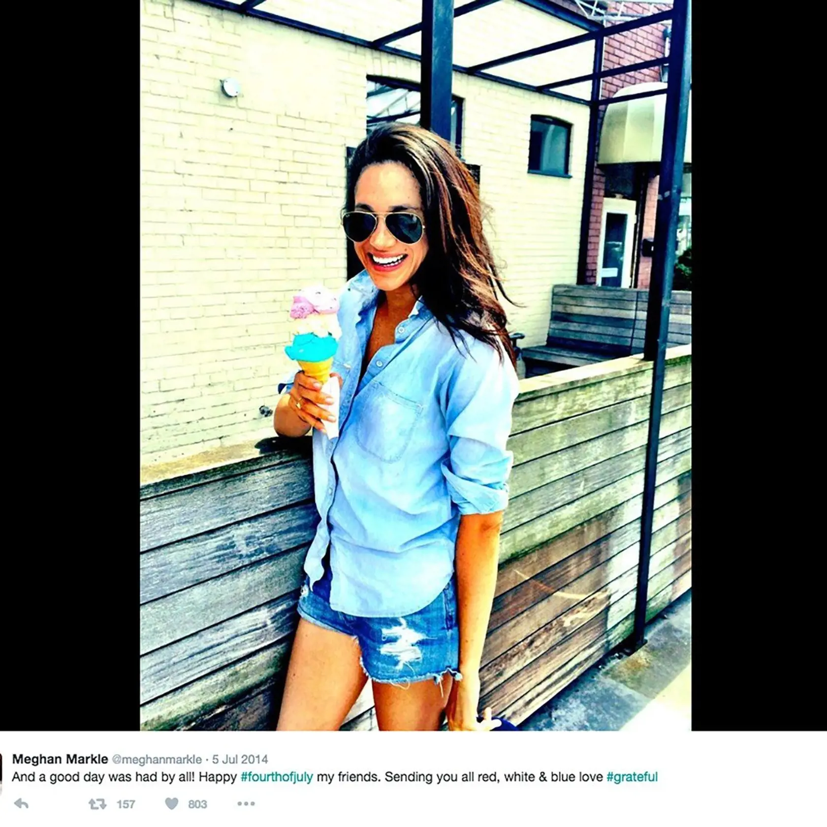 'Suits' actress Meghan Markle shares pictures on her twitter page. She is rumoured to be Prince Harry's new girlfriend.  Pictured: Meghan Markle, Image: 304363389, License: Rights-managed, Restrictions: -ALLCOUNTRY, Model Release: no, Credit line: Profimedia, Splash