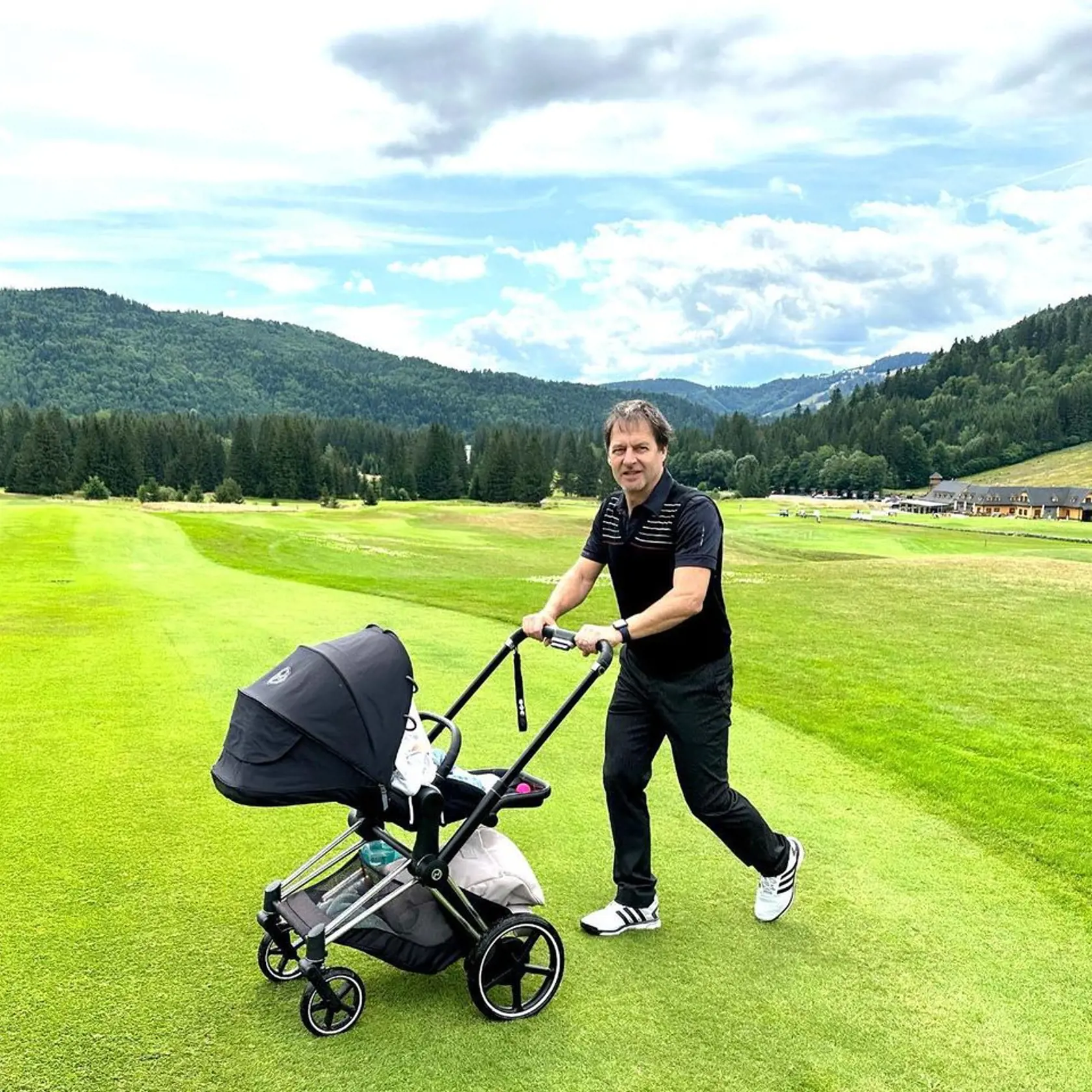 Paľo Habera pomerkoval kamarátovho syna, keď hrali golf.