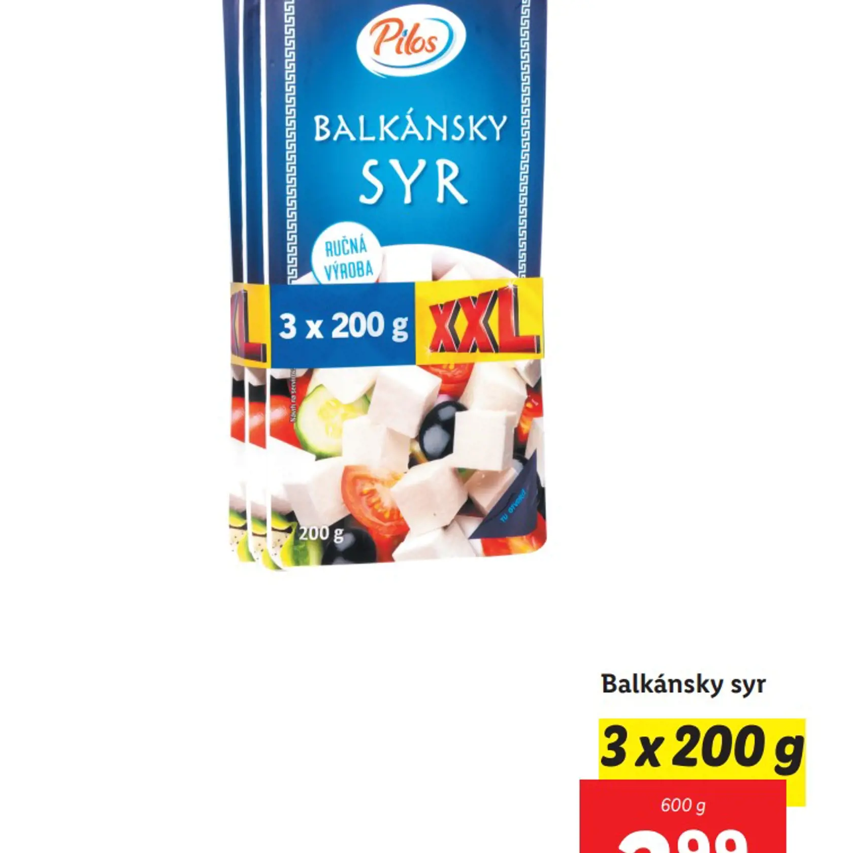 Balkánsky syr je dobrý samostatne, do šalátov, do jedál.