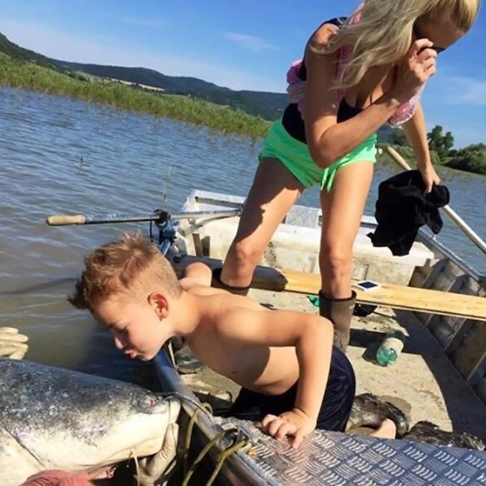 Moderátorka Zlatica Puškárová so synom.