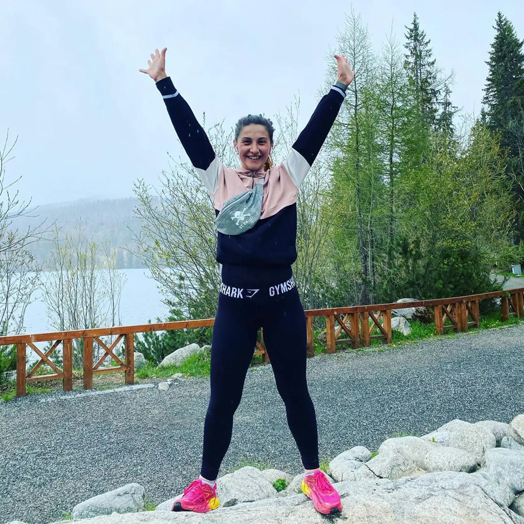 Kristína si zabehala okolo Štrbského plesa.