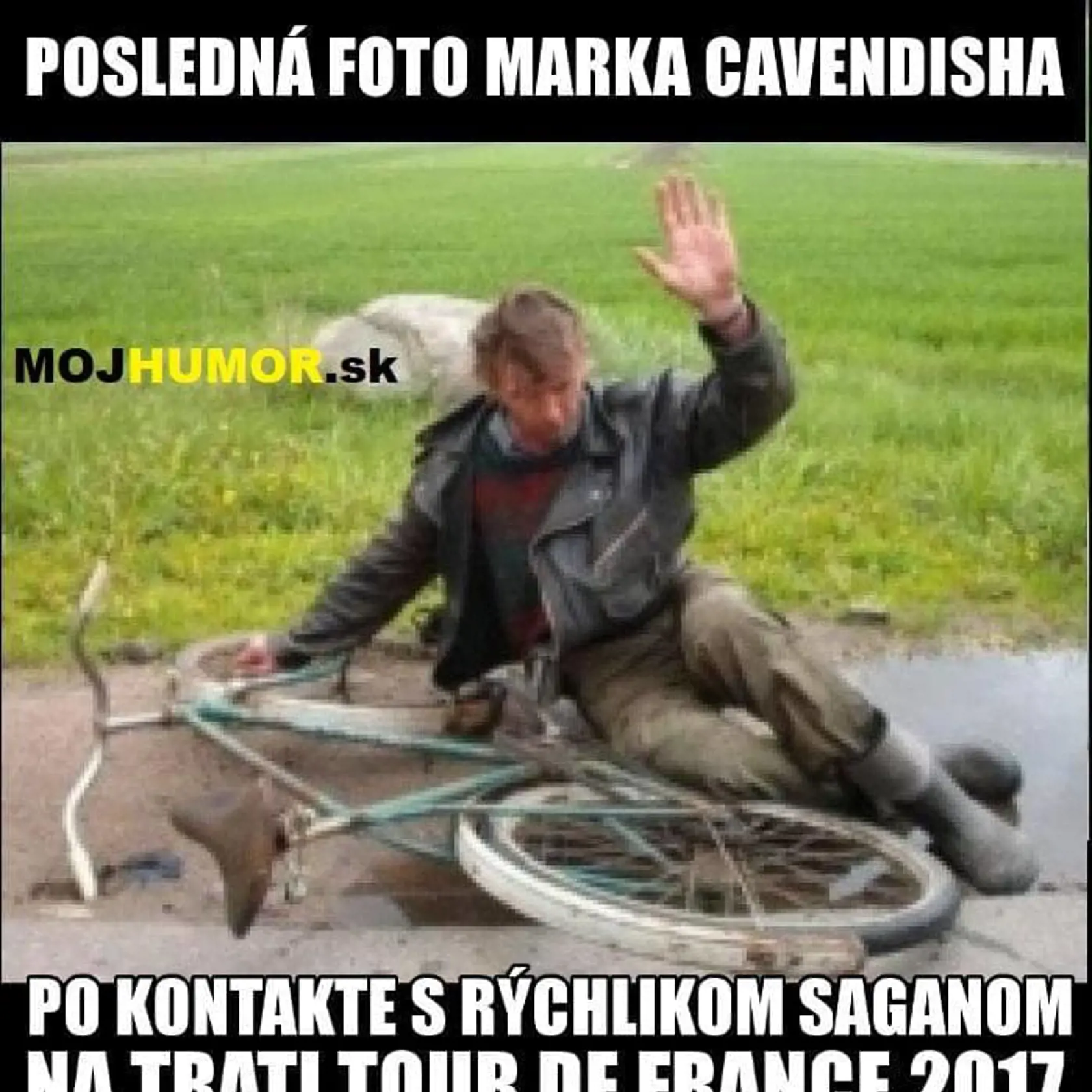 Ako skončil Mark Cavendish po zrážke s Petrom Saganom?