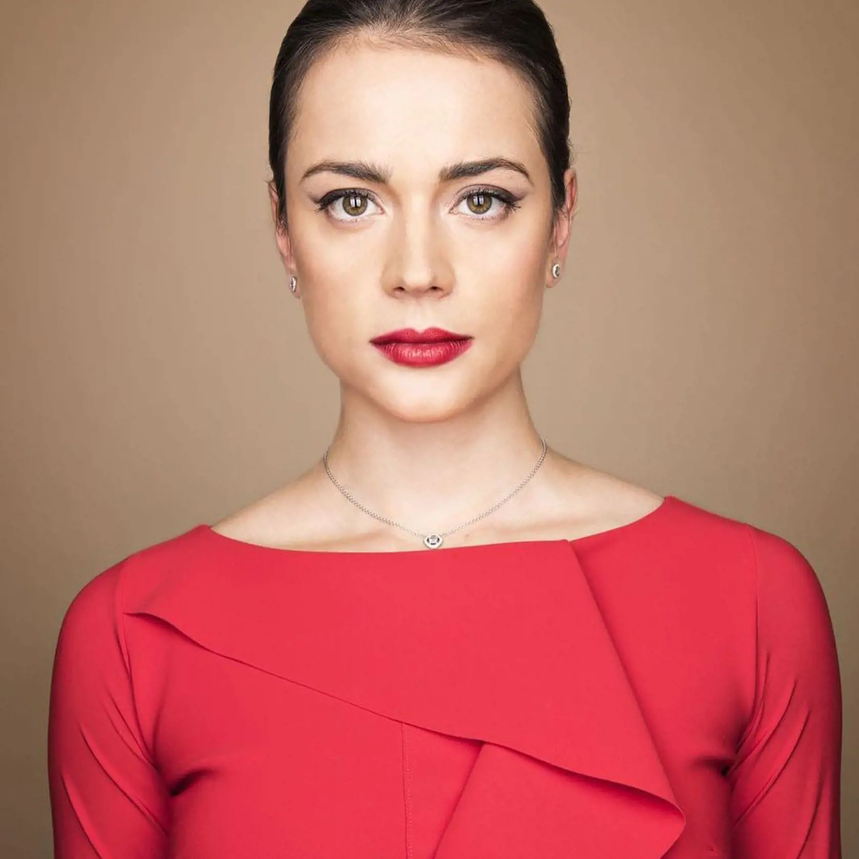 Herečka Gabriela Marcinková stavila na sexi červenú farbu.