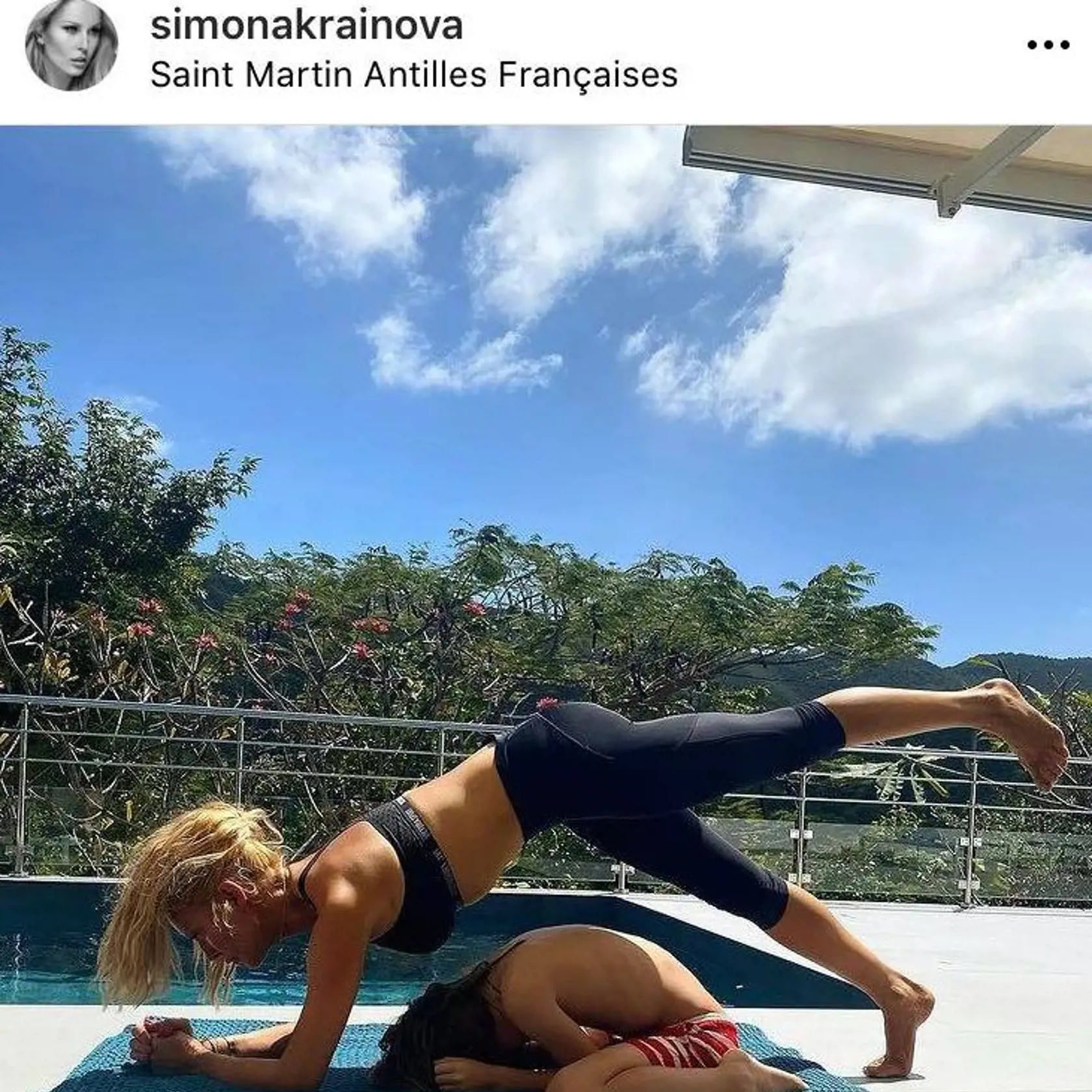 Simona Krainová bola na exotickom ostrove Svätý Martin vo februári a teraz je tam znova.