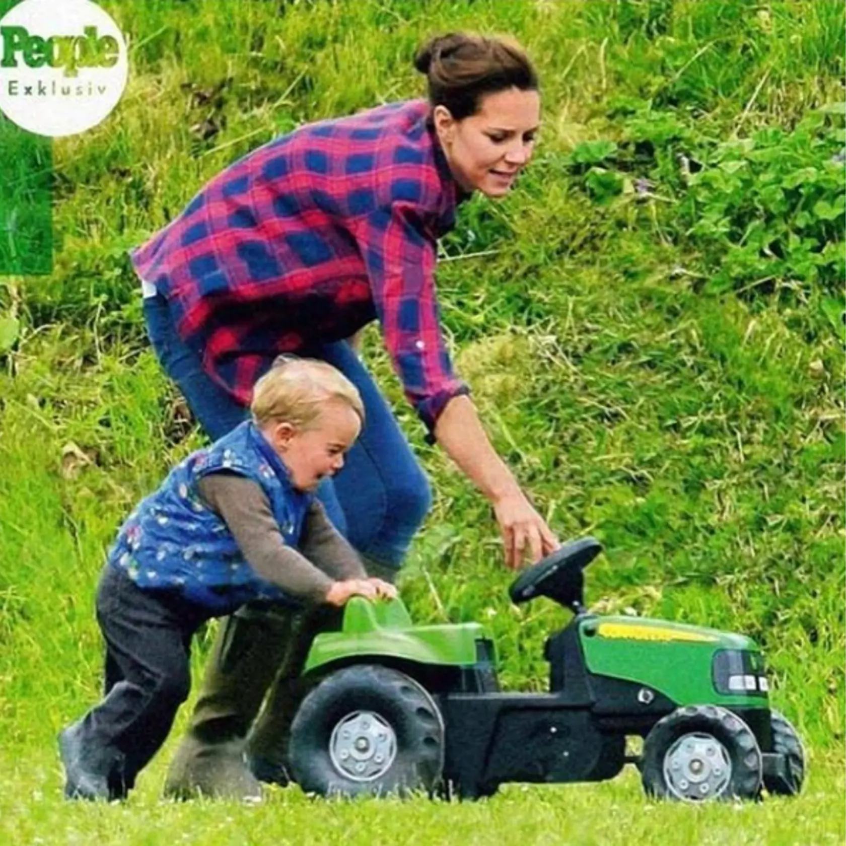 Kate za svojimi deťmi niekedy nestíha.