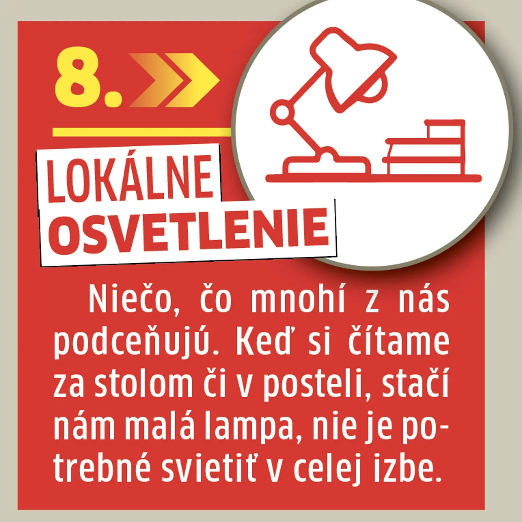 8. Lokálne osvetlenie