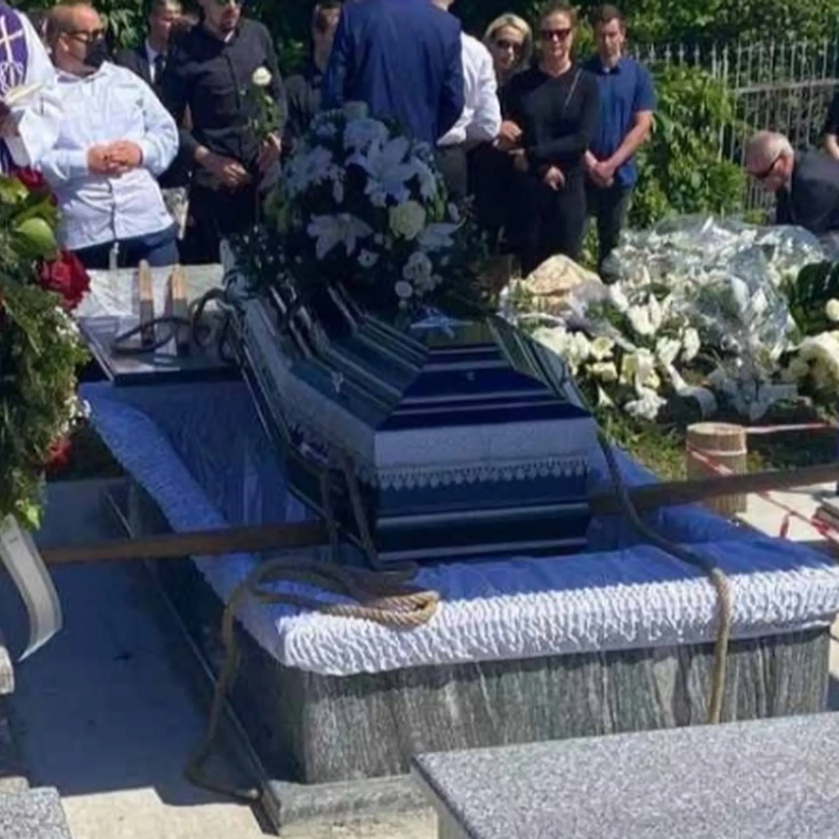 Pohreb tragicky zosnulého posunovača Mária Nagya (†31) z Košíc. 