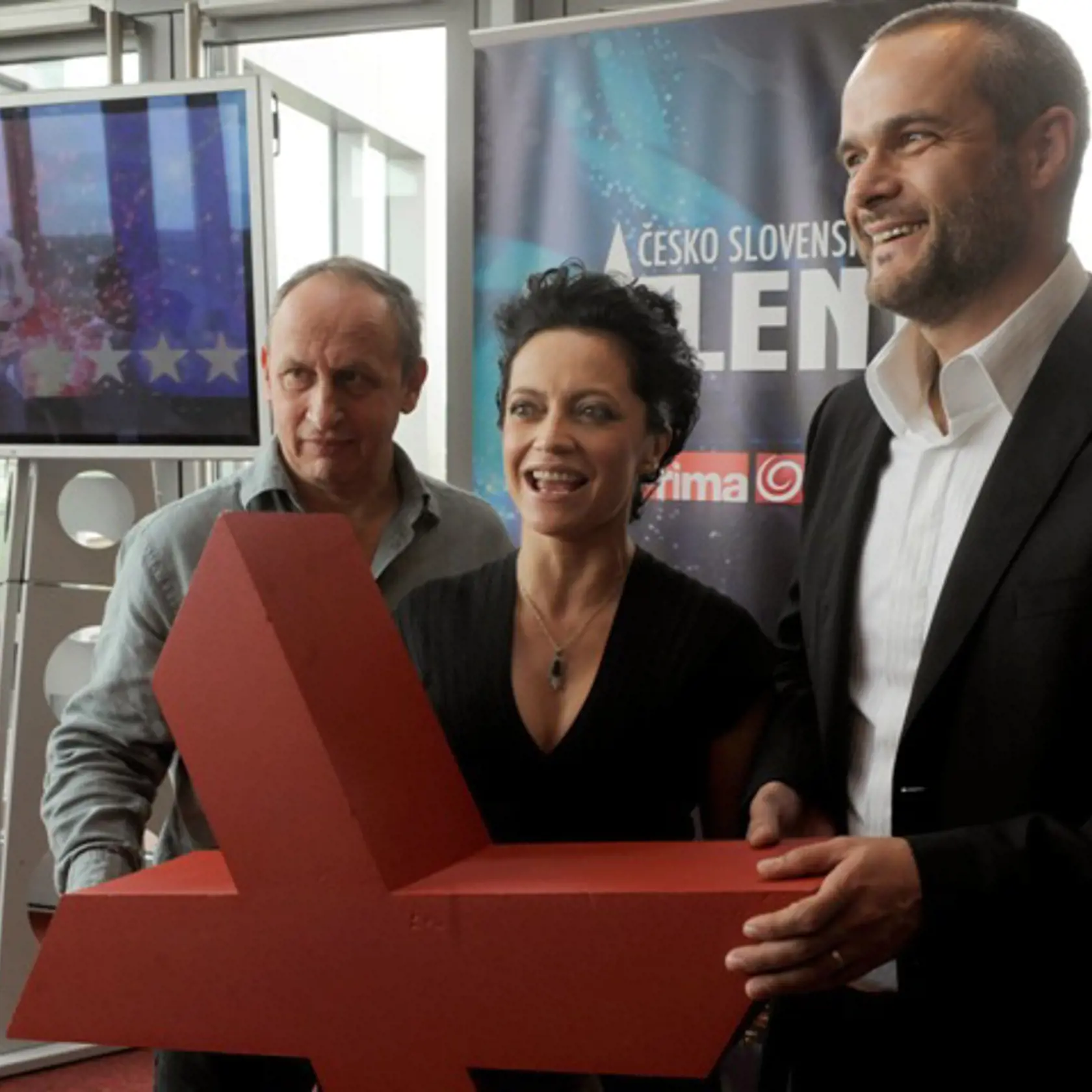 Porotcovia pripravovanej súťaže Lucie Bílá, Jan Kraus a Jaro Slávik