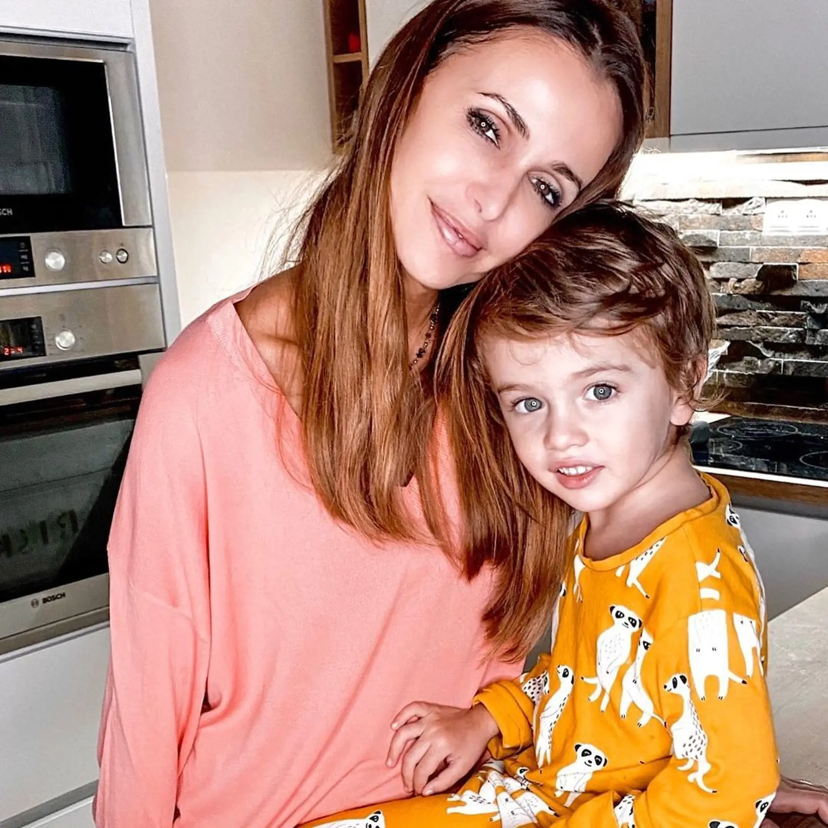Lenka s mladším synom