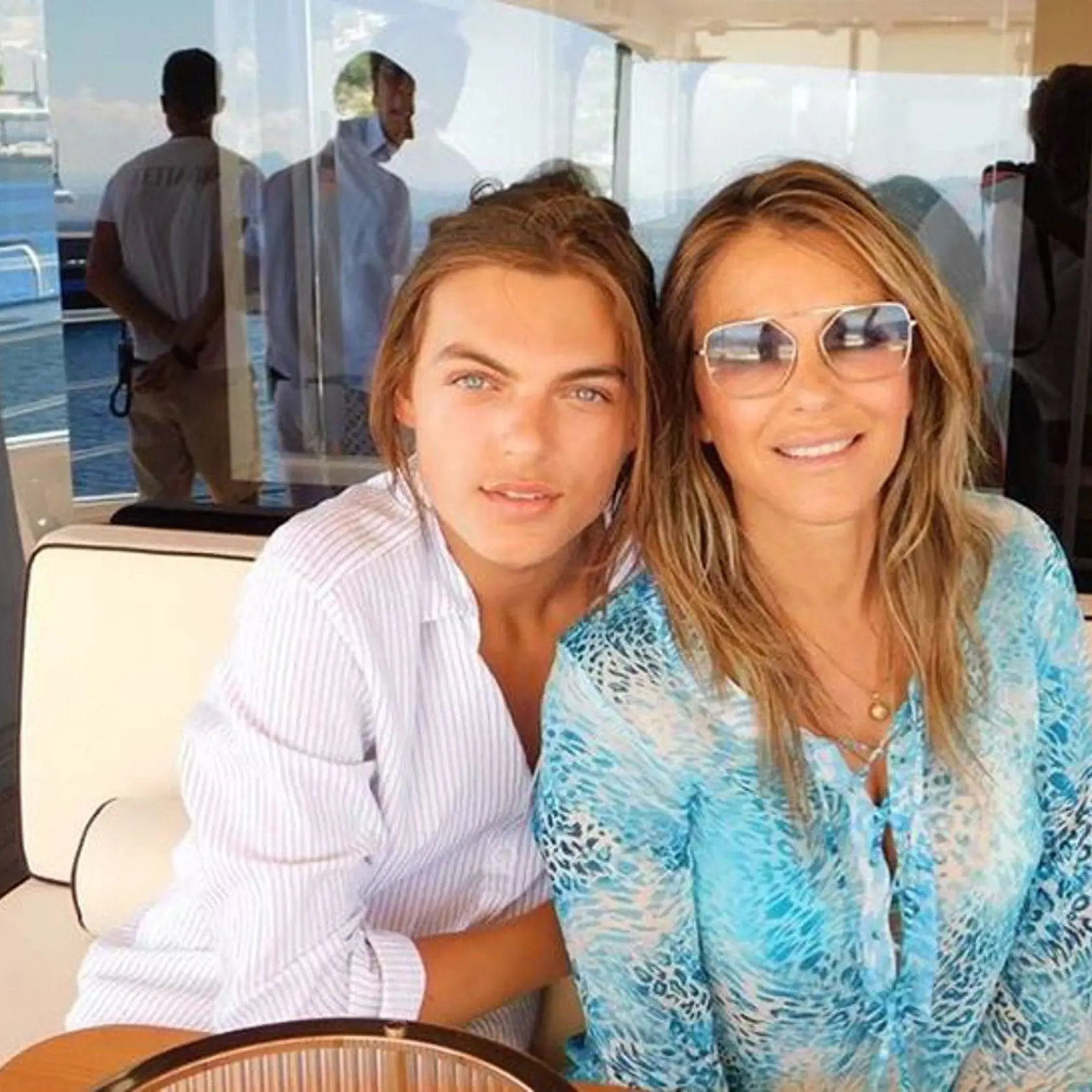 Elizabeth Hurley & Damian Hurley