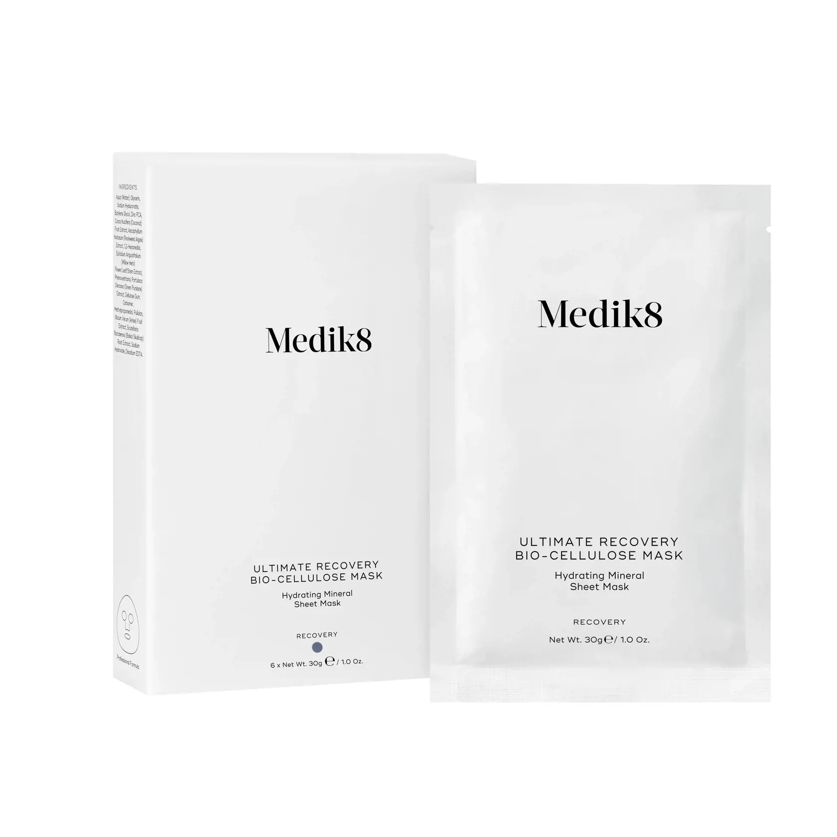 Medik8 Ultimate Recovery Bio celulózová zinková maska s nórskou riasou, Medaprex.sk, 68 €/6ks