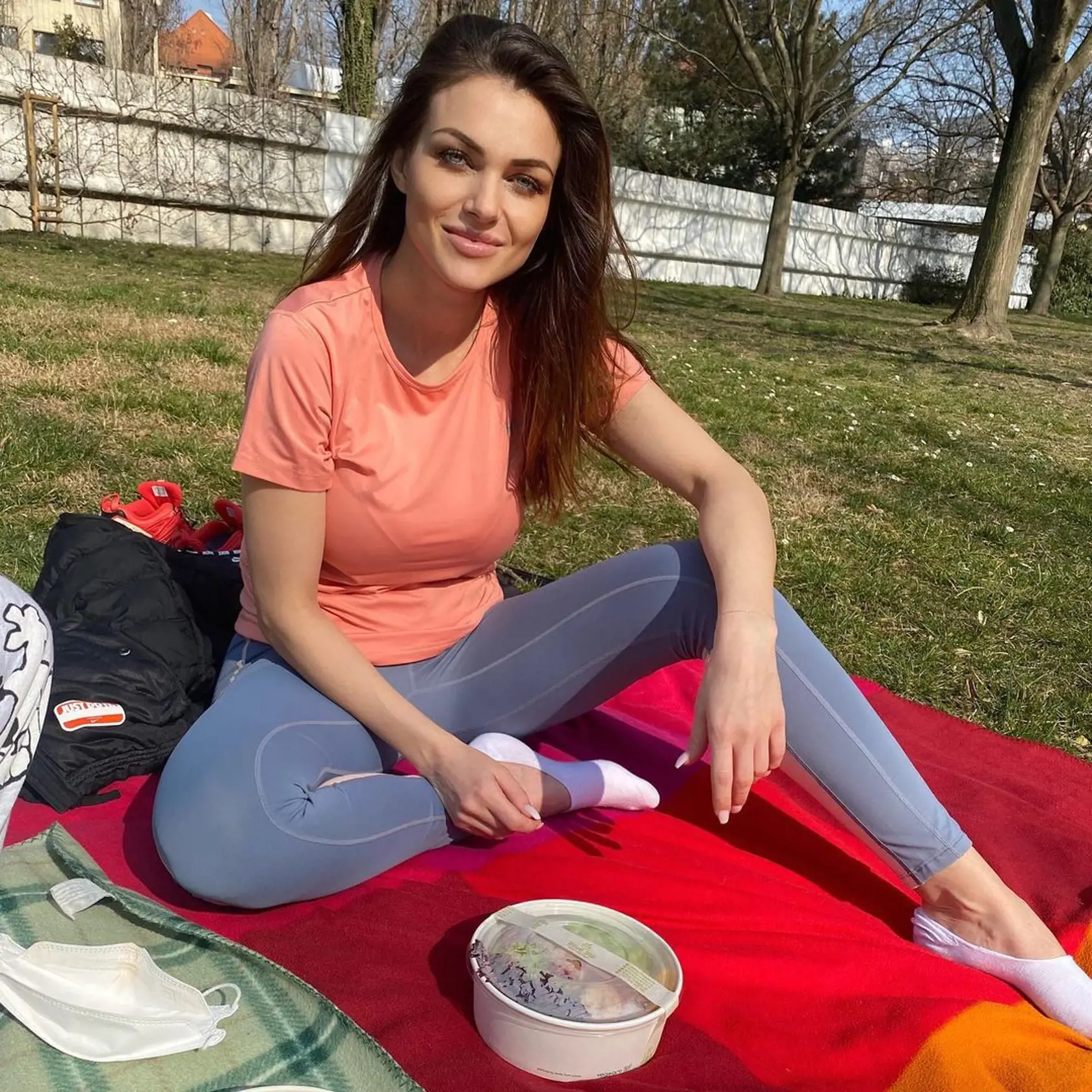 Martina Schindlerová na pikniku so súrodencami