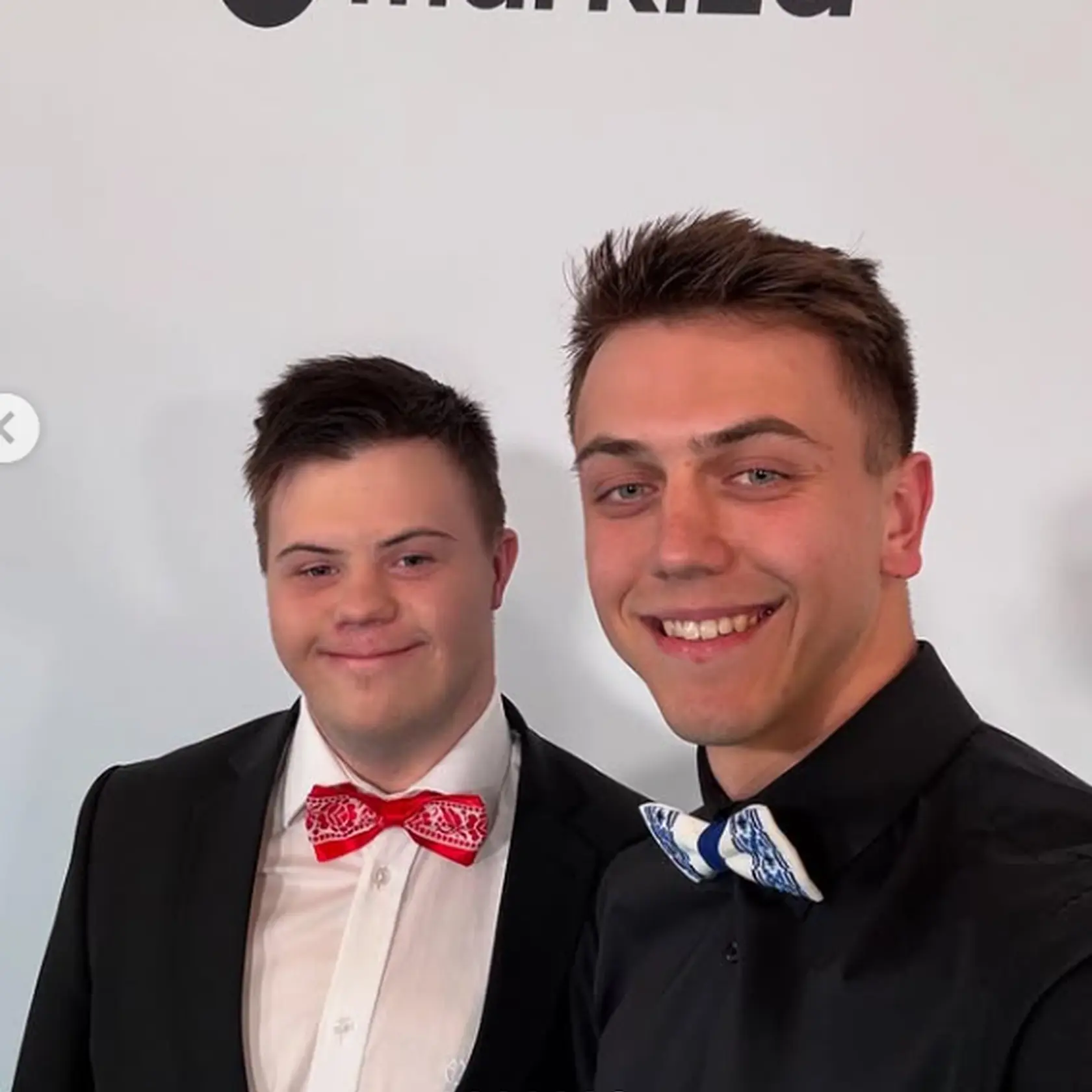 Šimon Jakuš s bratom.