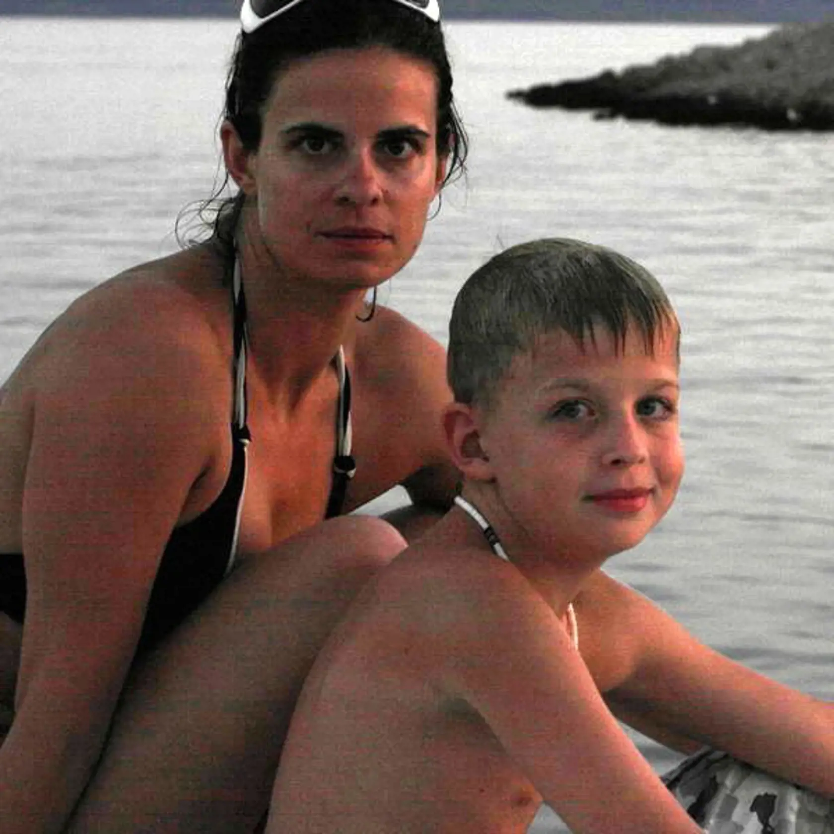 Syn Zuzany Fialovej Dávid, keď bol ešte malý.