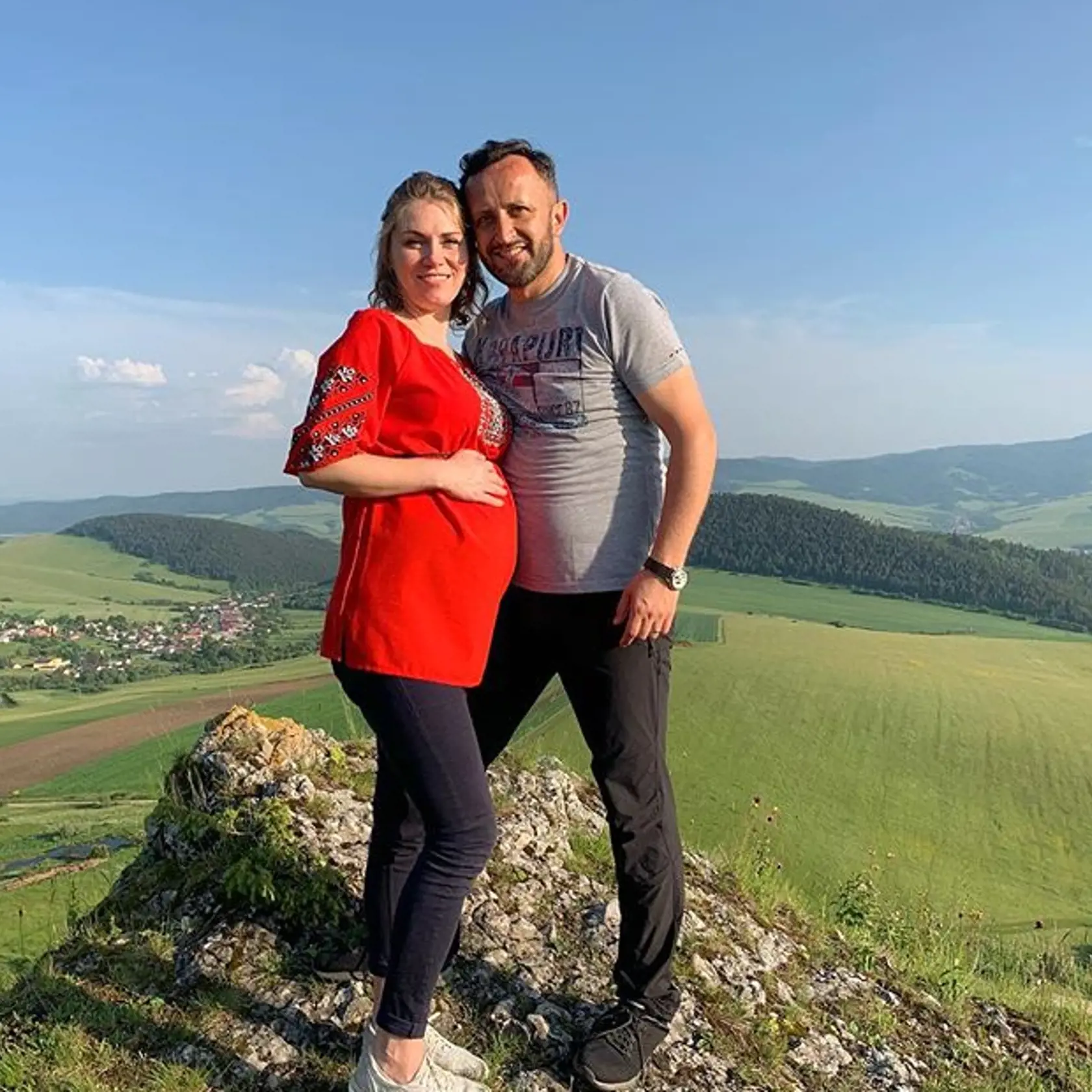 Ondrej Kandráč s manželkou Erikou.