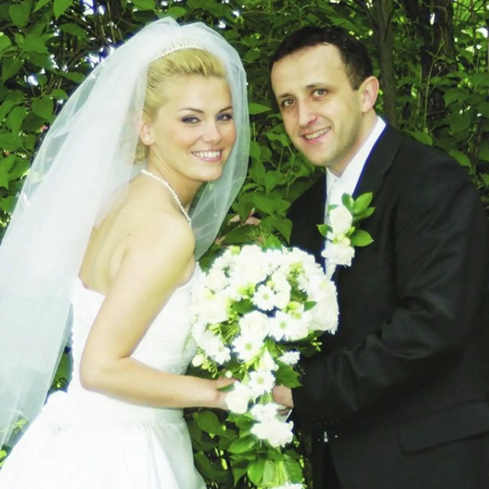 Svadobná foto Ondreja Kandráča a Eriky Kandráčovej.