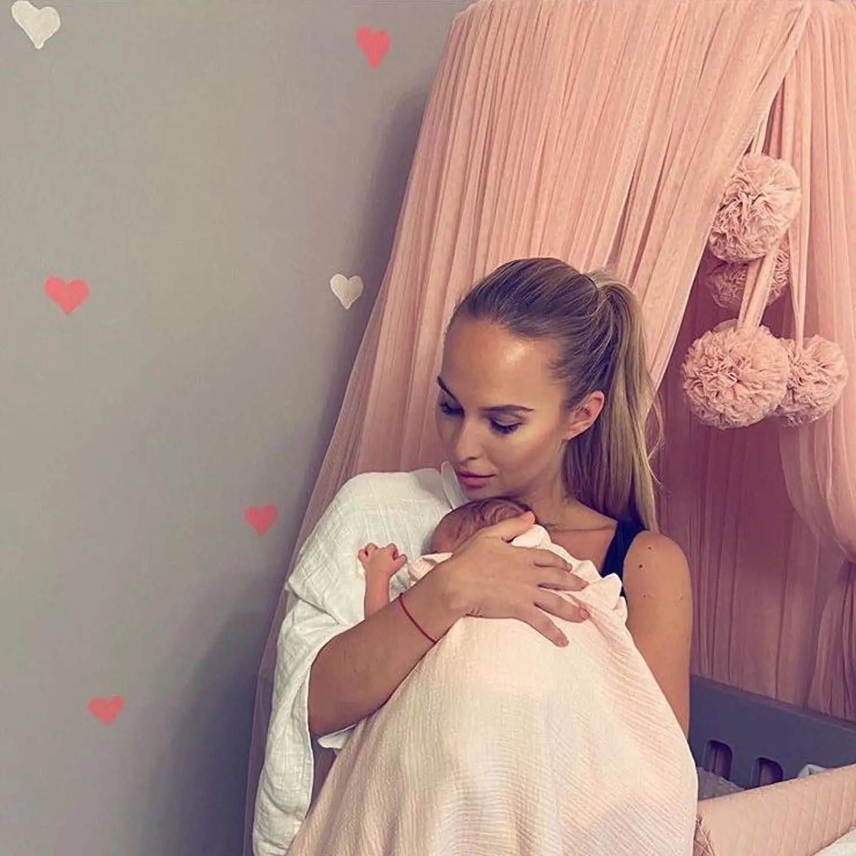 Čerstvá mamina Lucia Mokráňová.