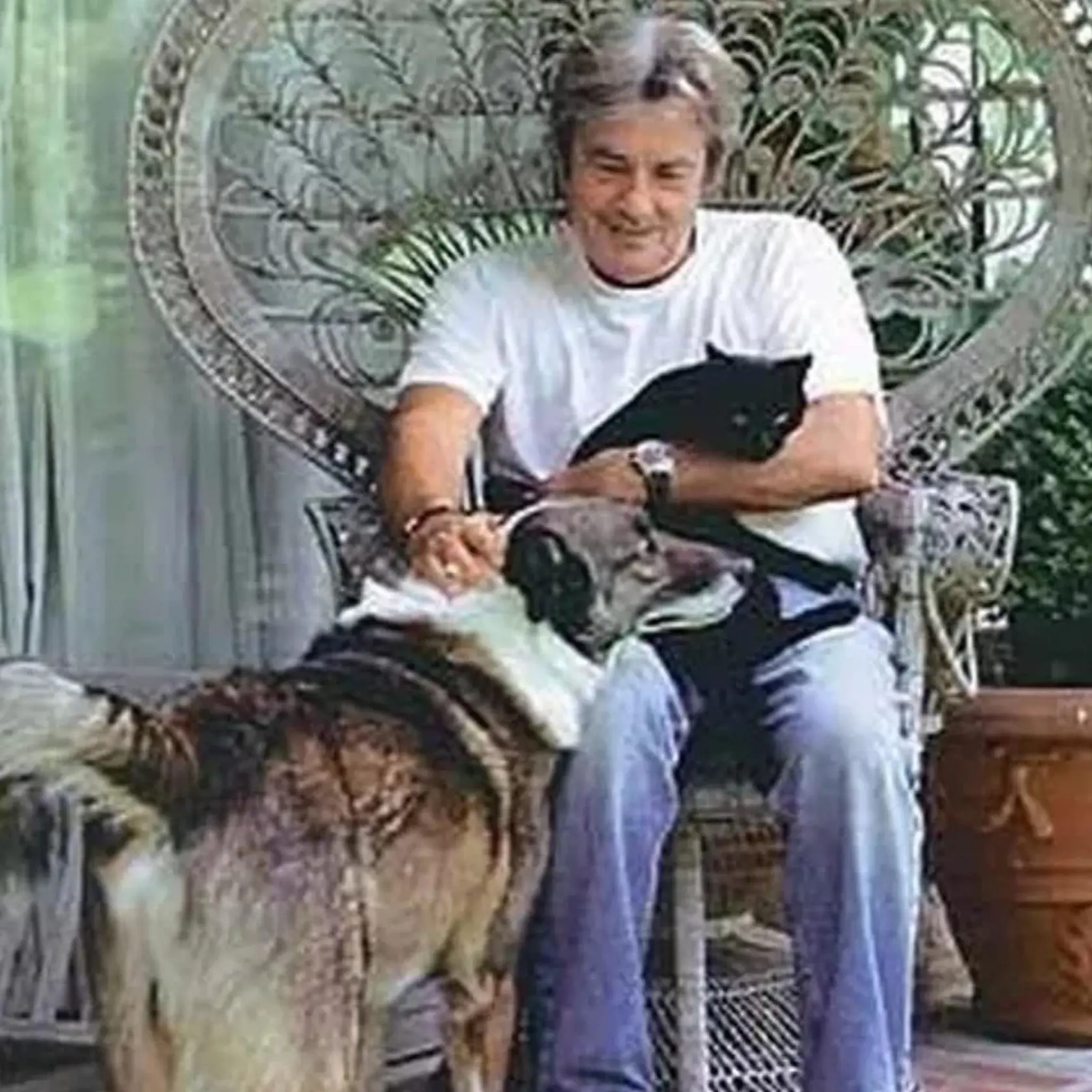 Alain Delon bojoval za práva zvierat.