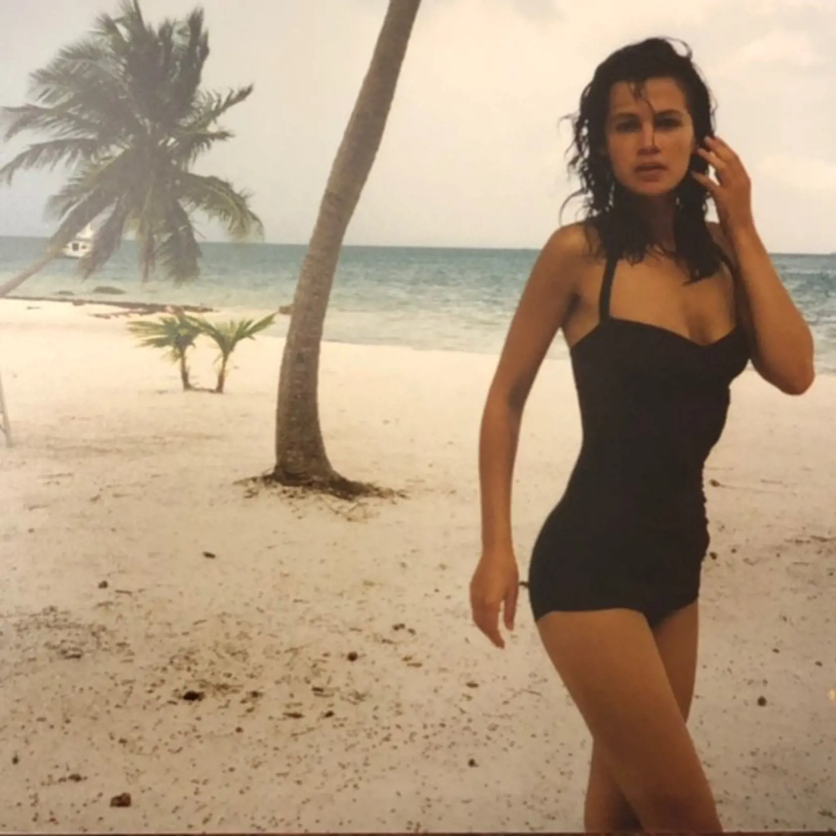 Julia ako mladá modelka.