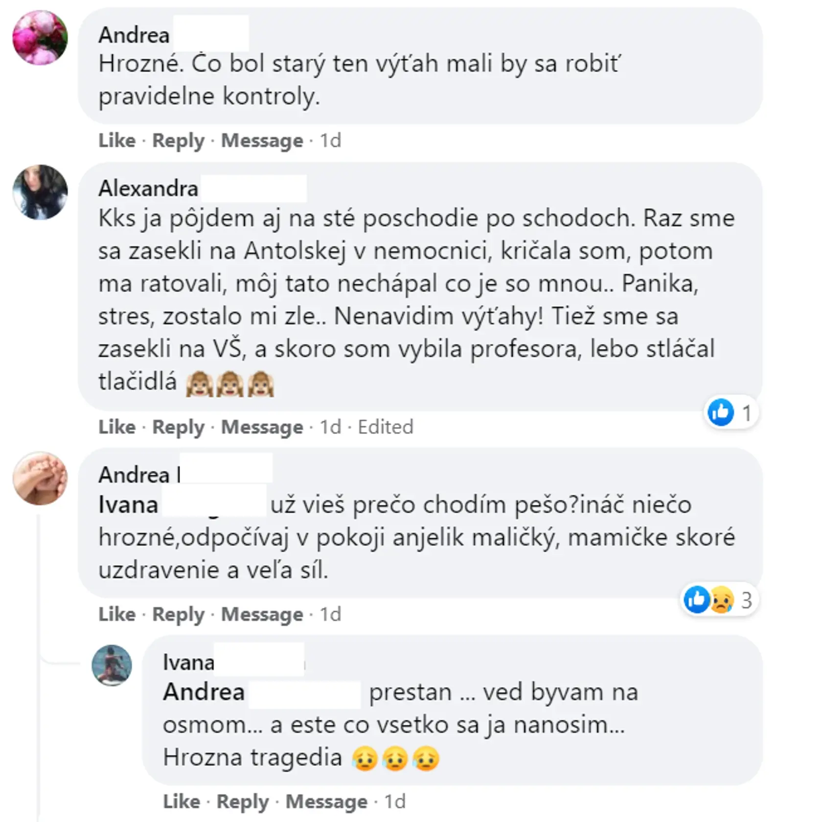 Svoje nepríjemné príhody s výťahmi nám Slováci opísali v komentároch pod článkom.