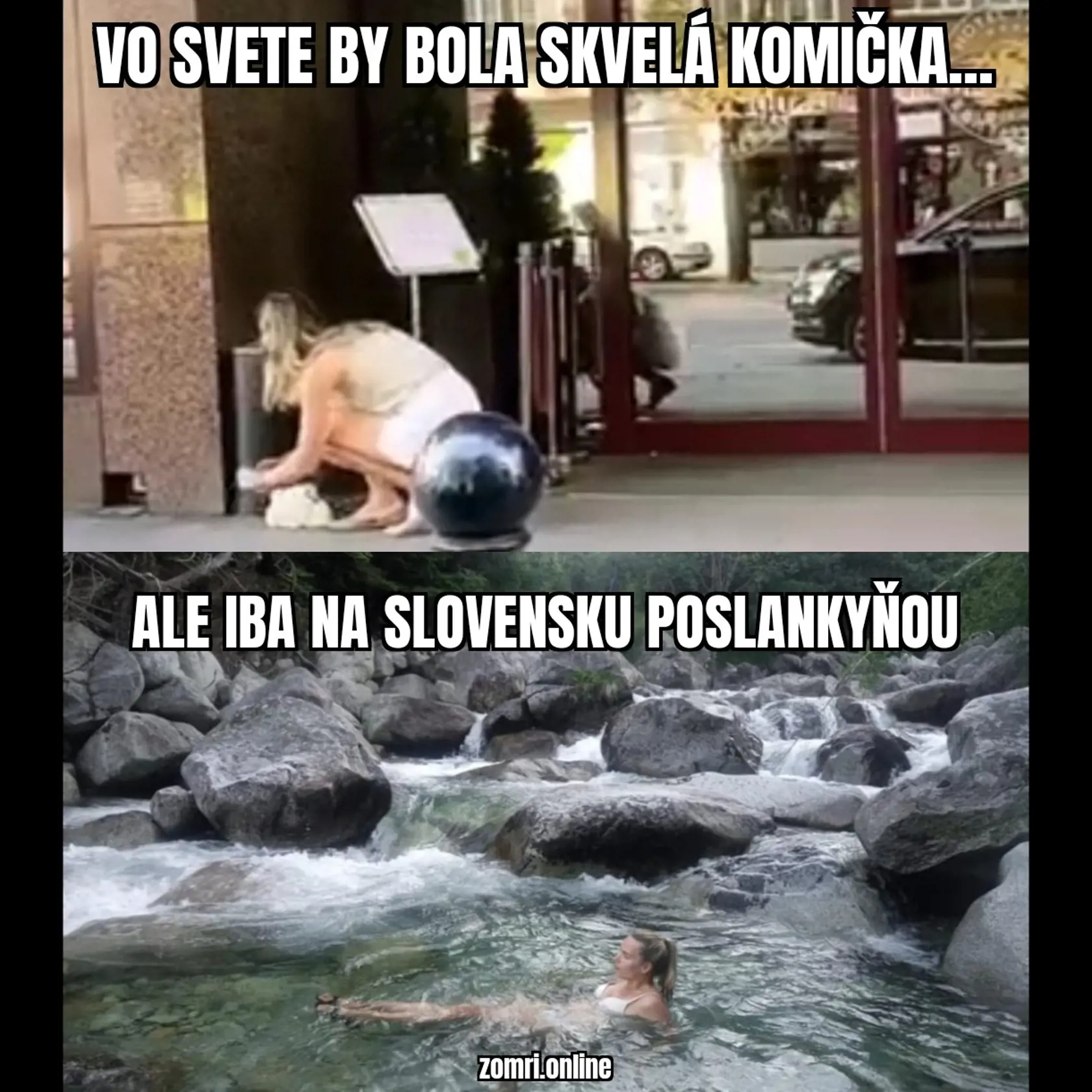 Satirické stránky to Tabák po jej kúpaní v tatranskom potoku nedarovali.