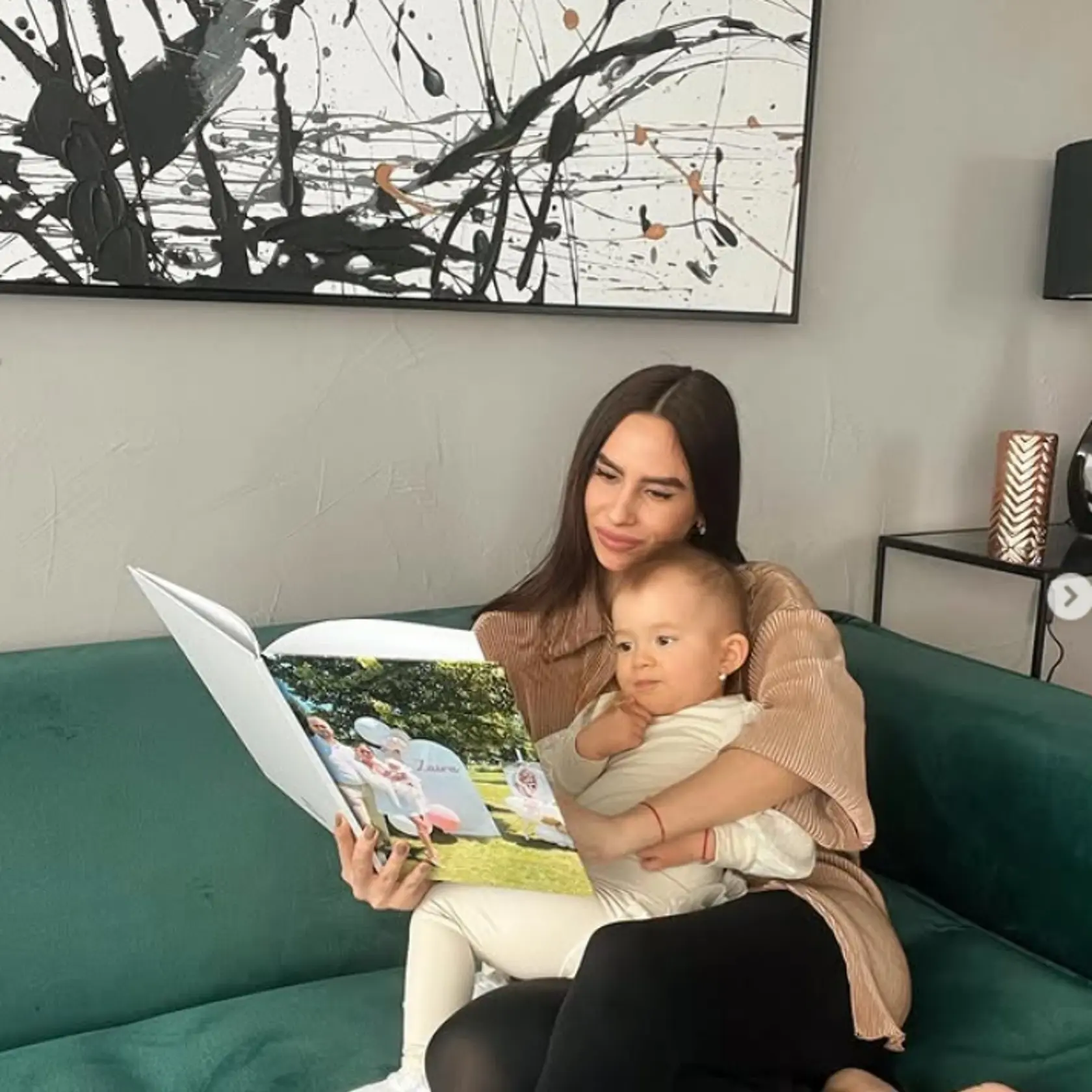 Natália Glosíková s dcérkou