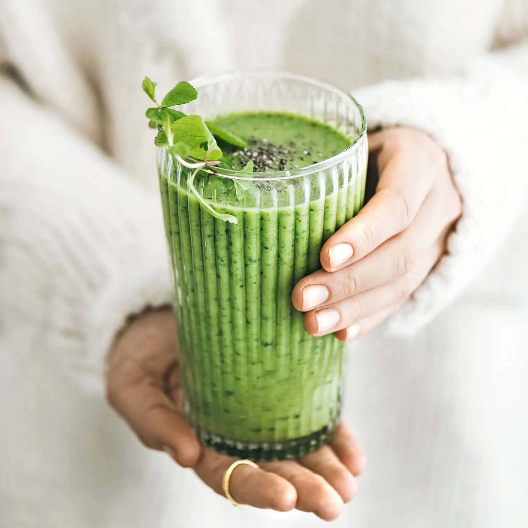 Upokojujúce zelené smoothie