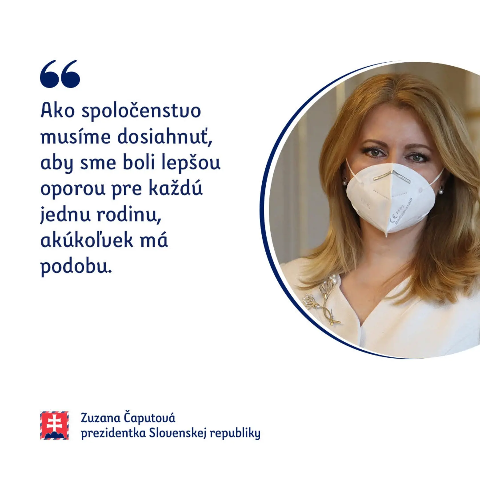 Zuzana Čaputová k Medzinárodnému dňu rodiny.