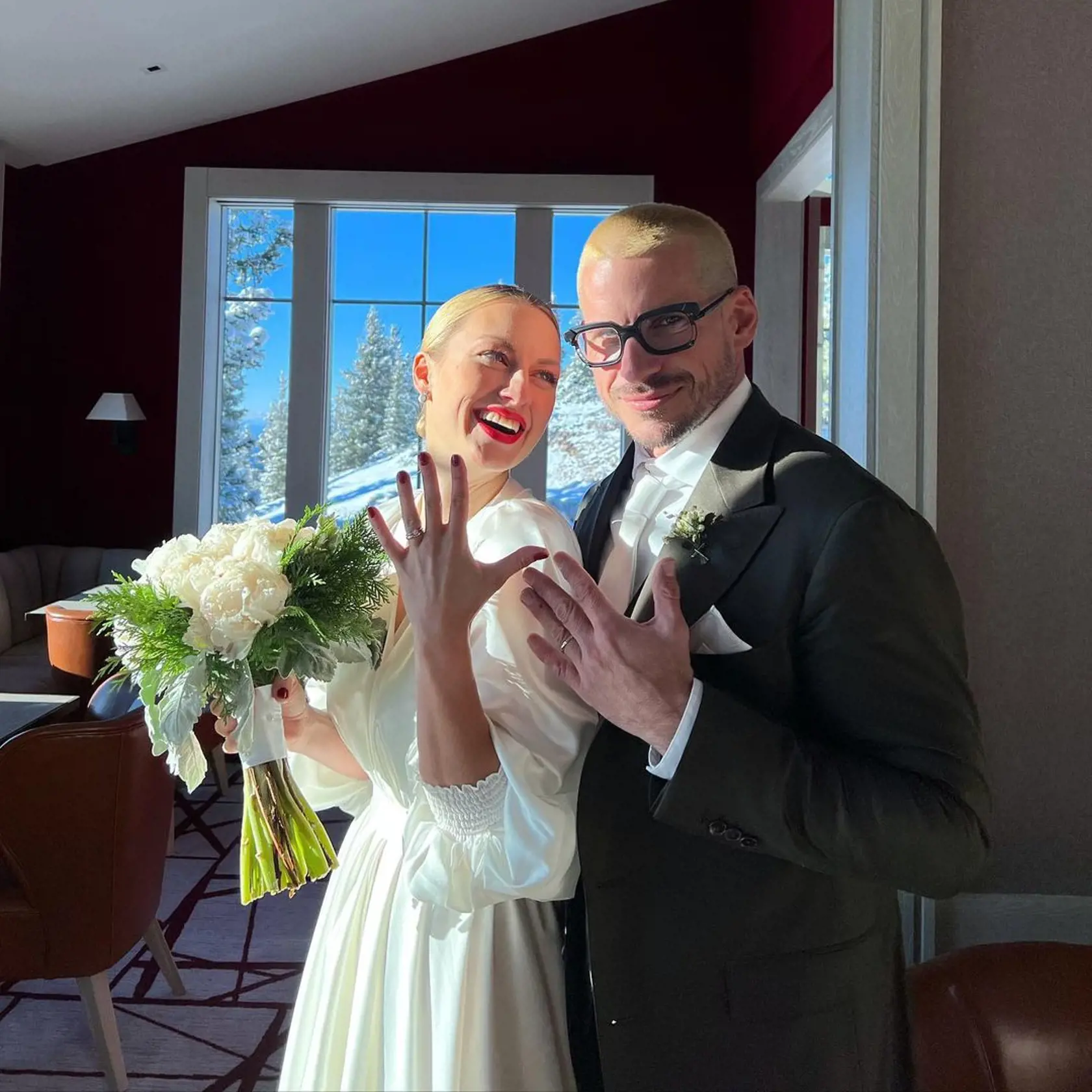 Natália Germani a Martin Valihora si povedali áno na Aspenskej hore.