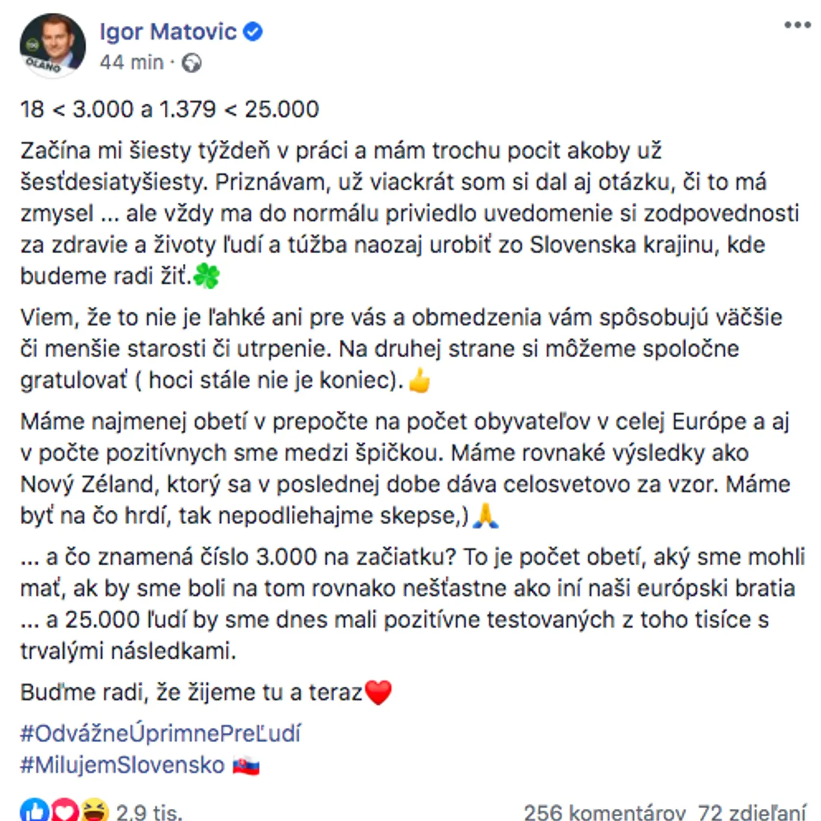 Igor Matovič - priznanie